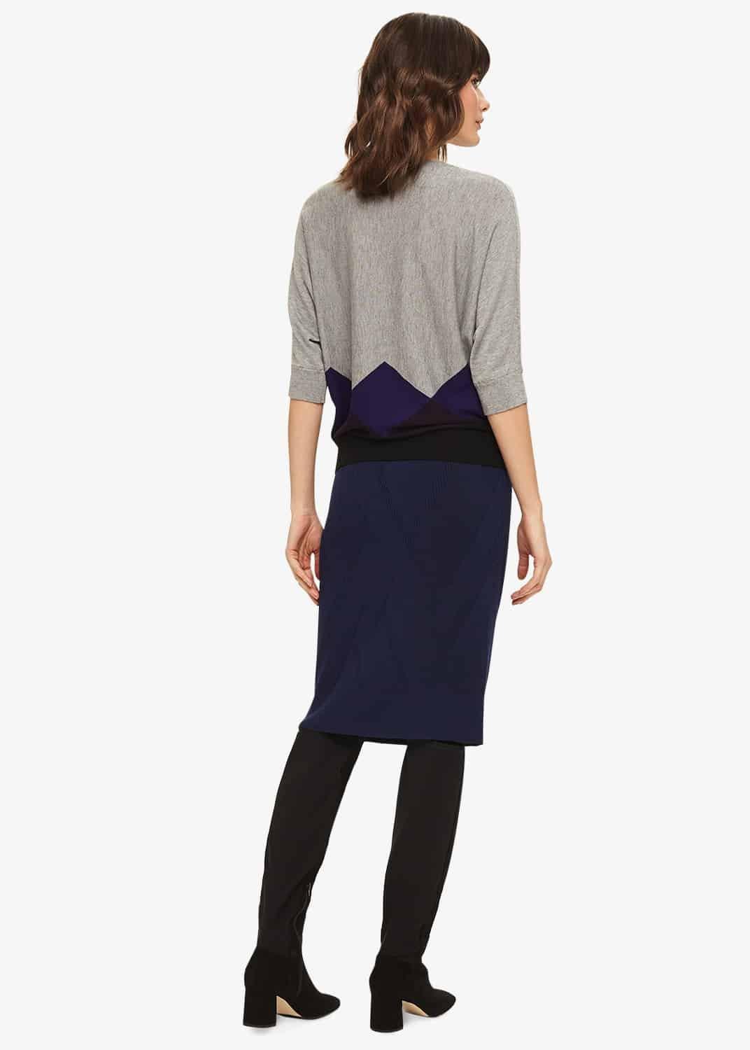 Georgina Grid Stitch Skirt