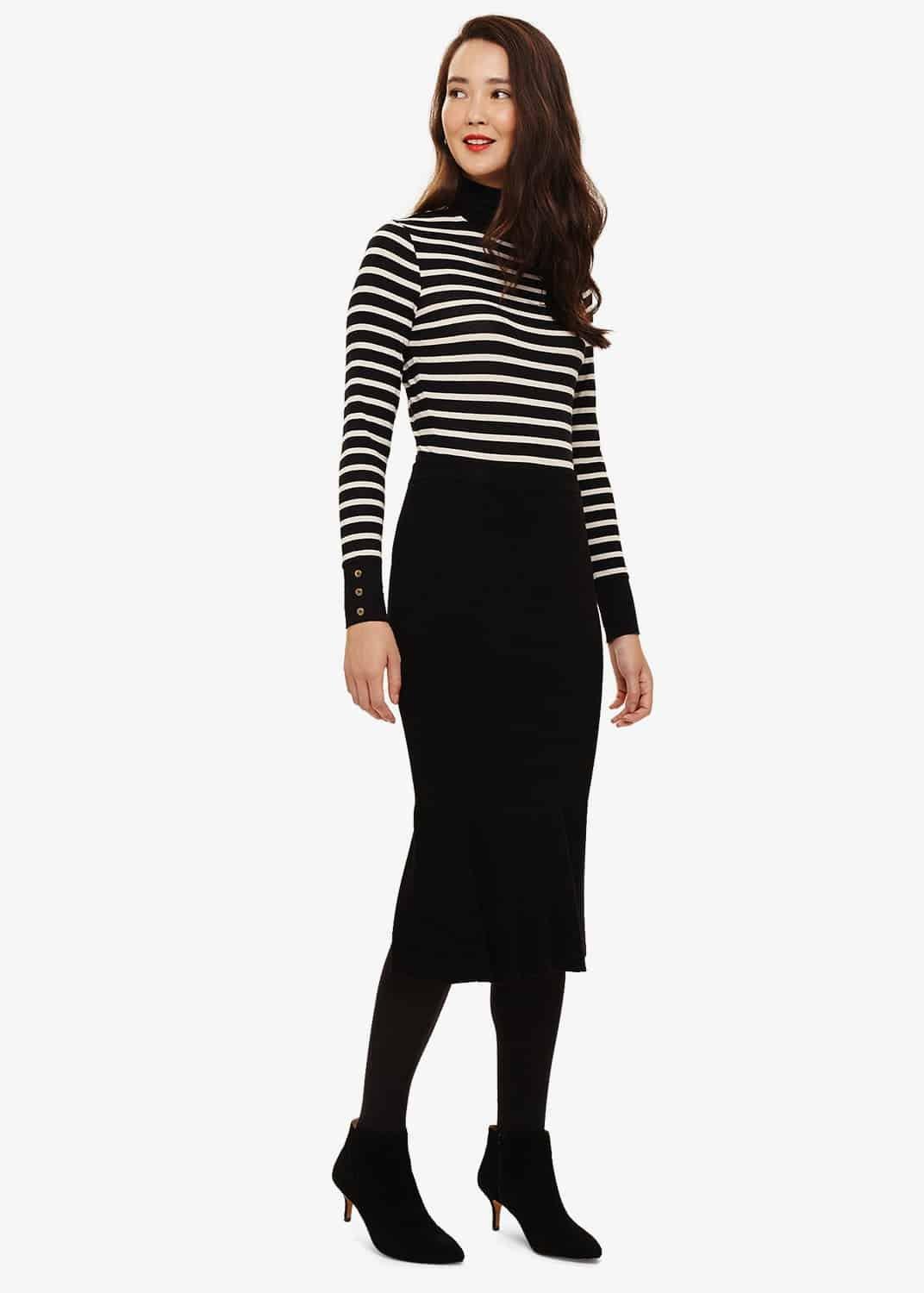 Pernilla Peplum Hem Skirt