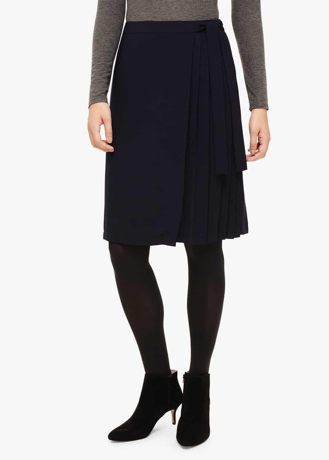 Marcella Pleat Side Skirt