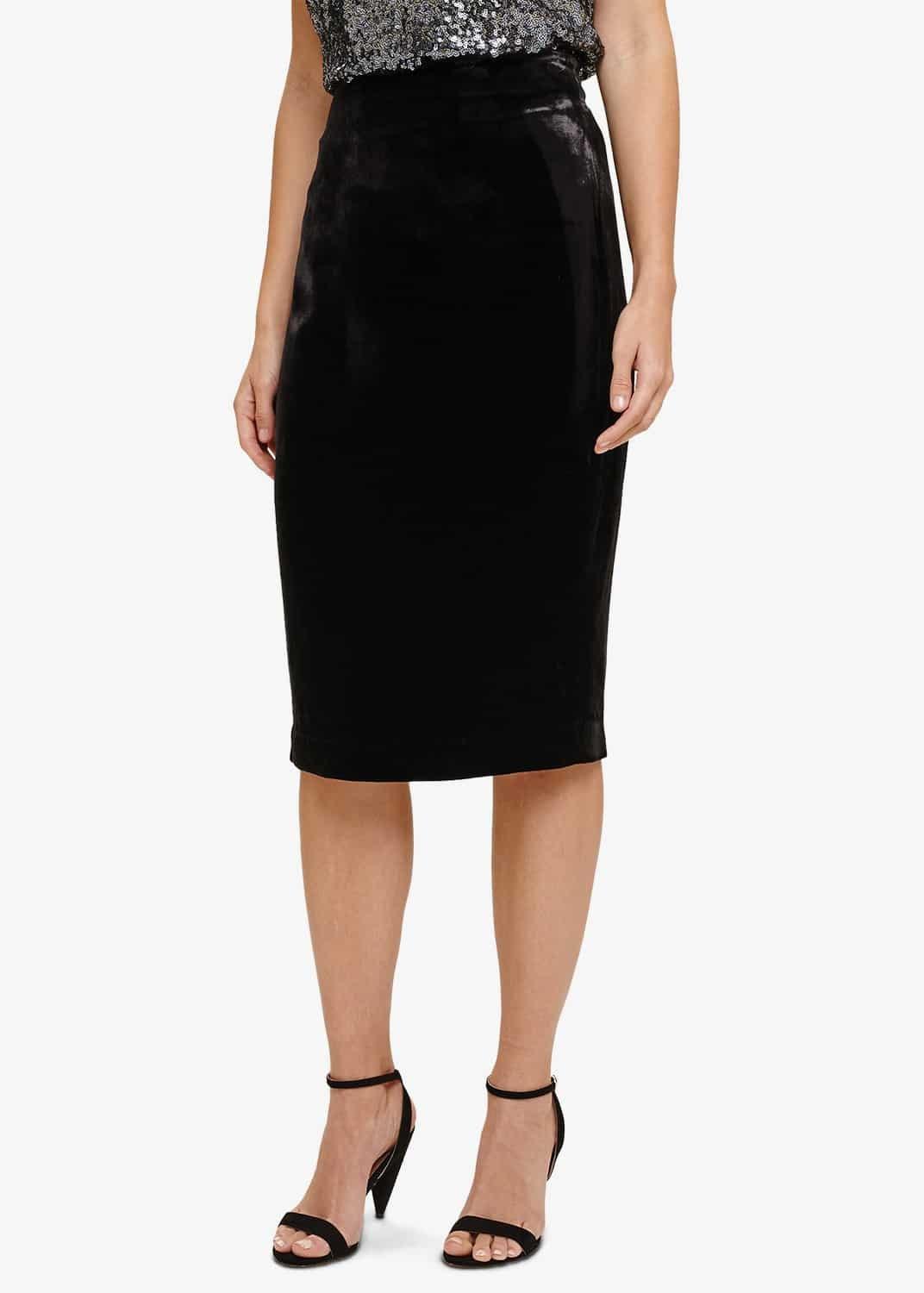 Violetta Velvet Pencil Skirt | Phase Eight UK |