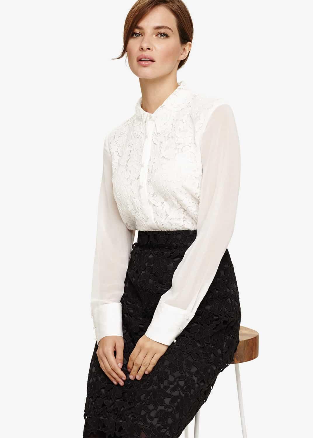 Bonny Lace Pencil Skirt