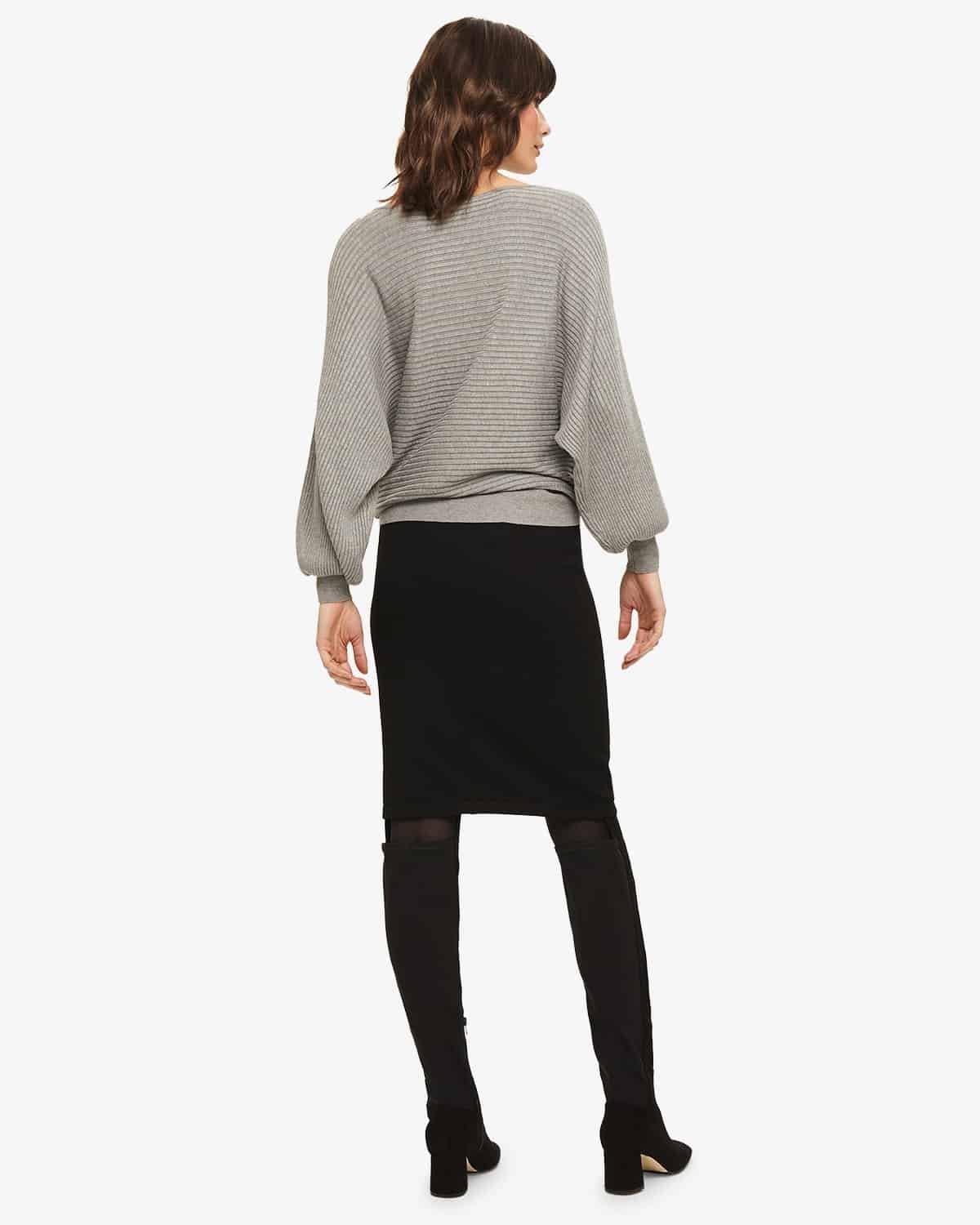Megan Colour Block Knitted Skirt