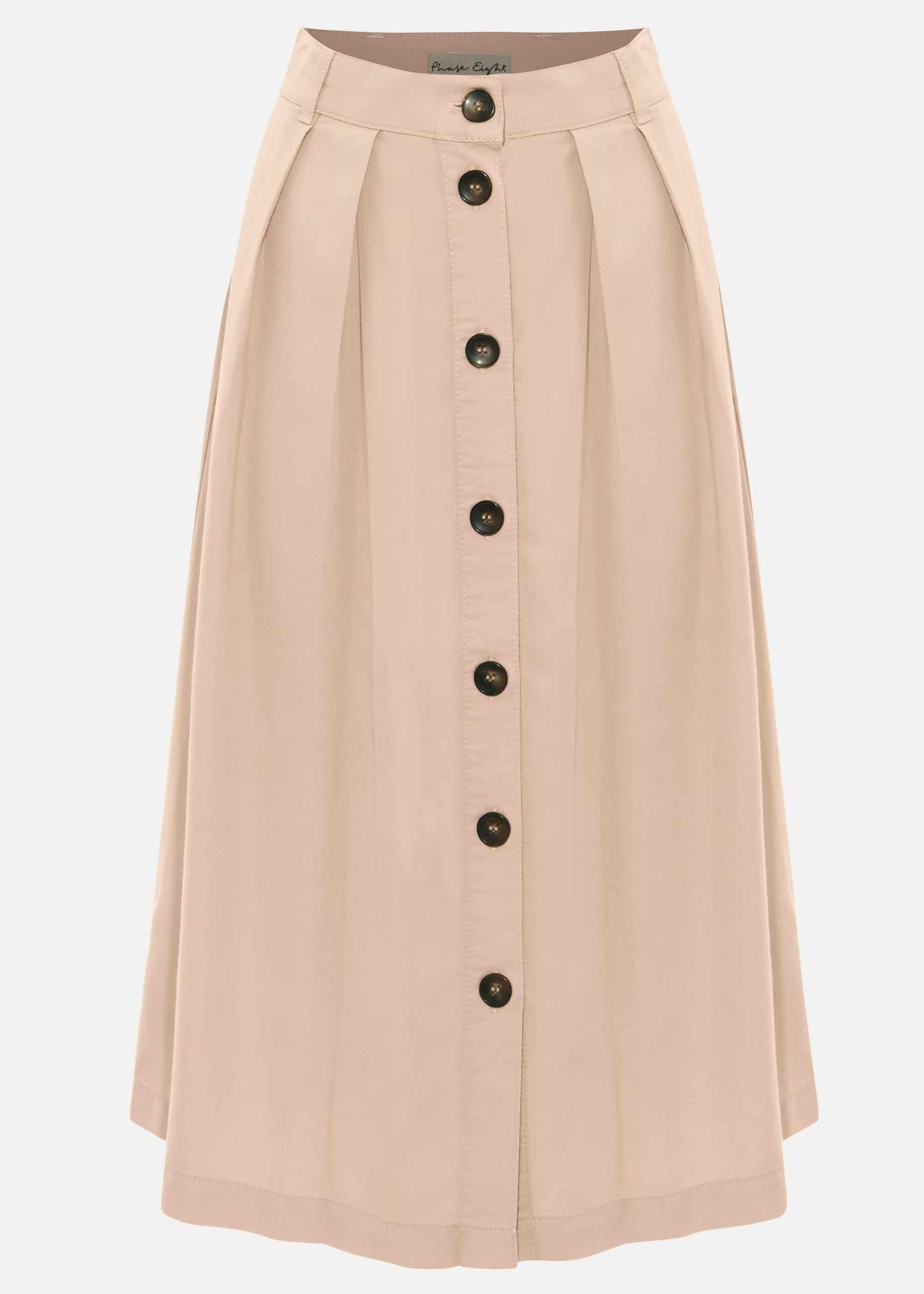 Bel-Marie Button Skirt