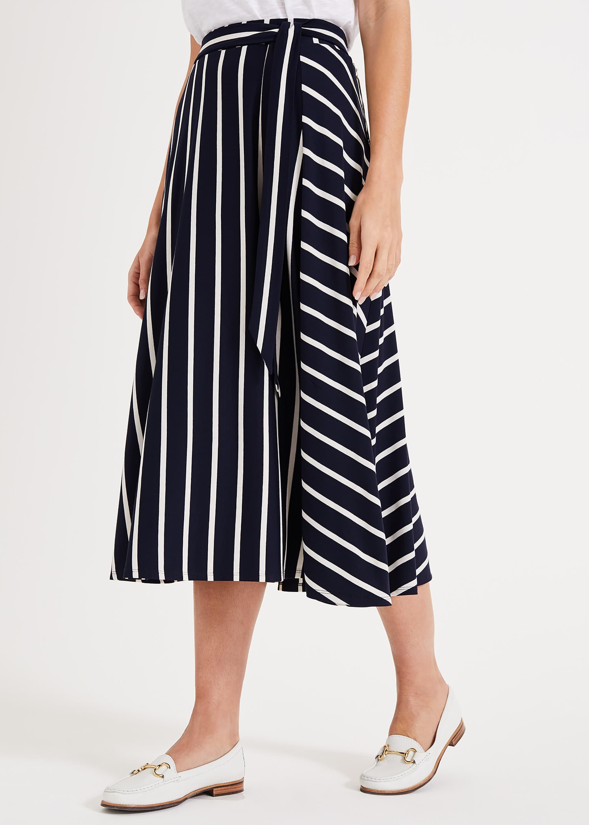 Sallie Stripe Skirt