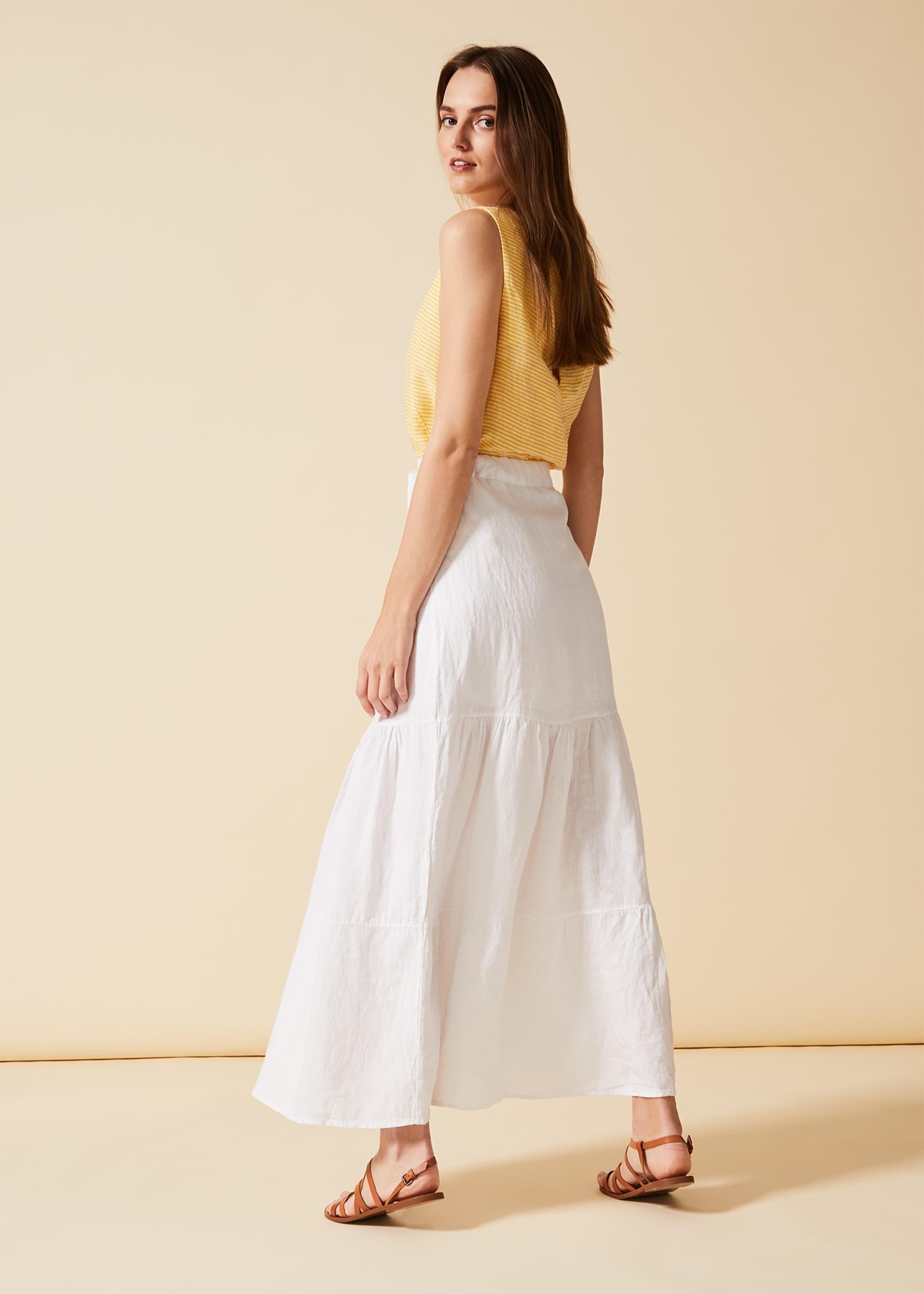 Arvinder Linen Skirt