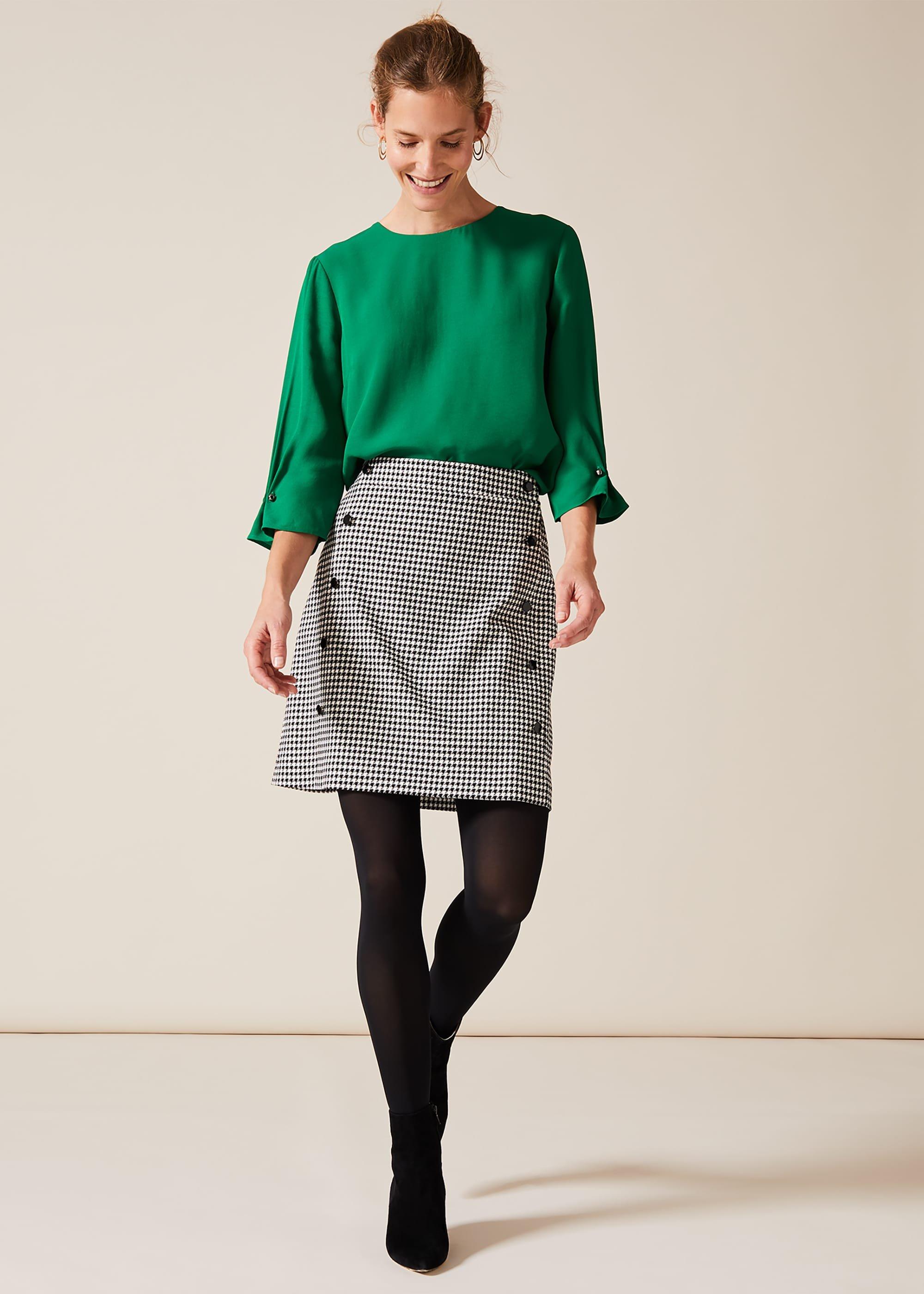 Ridley Dogtooth Skirt