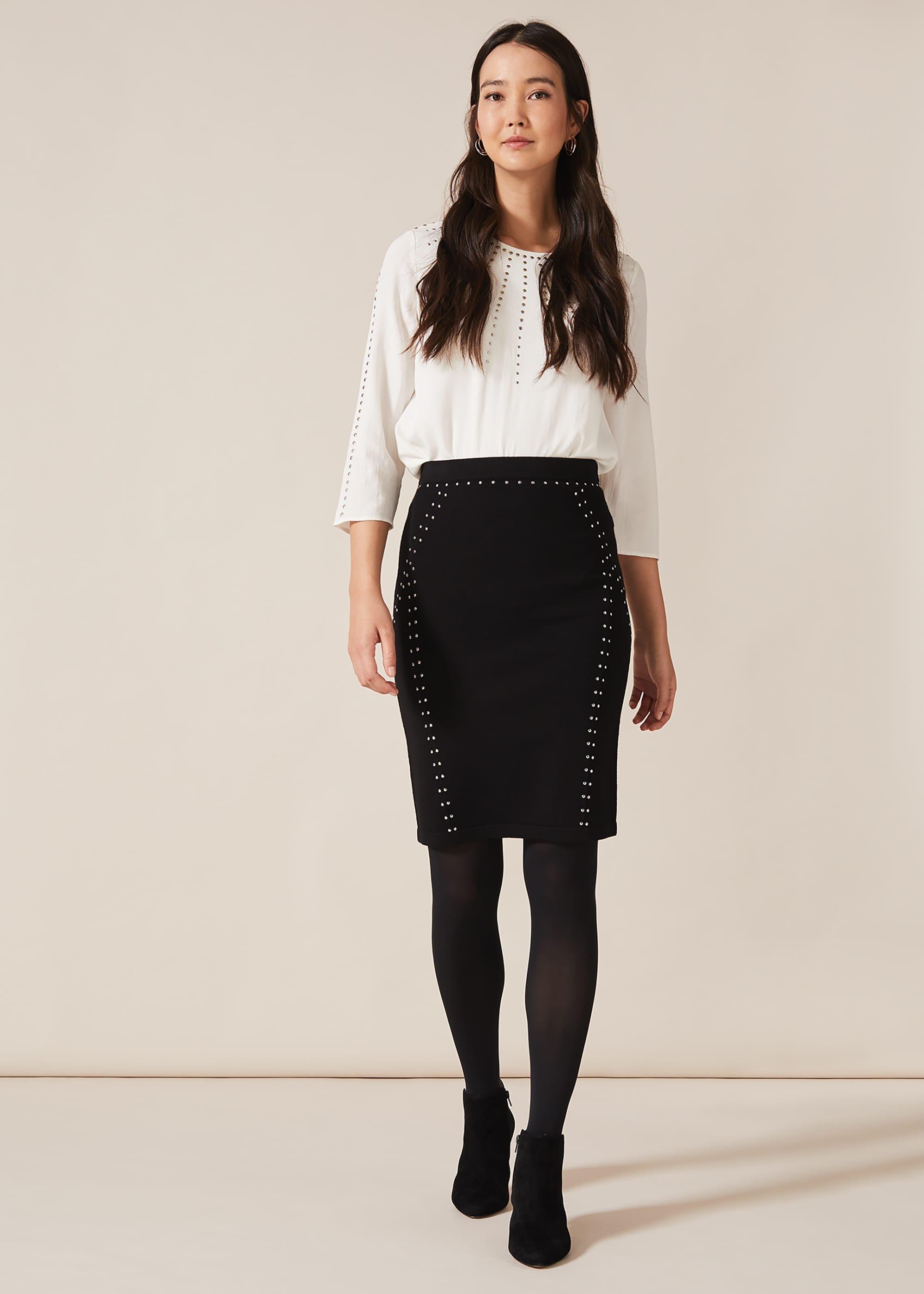 Sophie Stud Detail Skirt