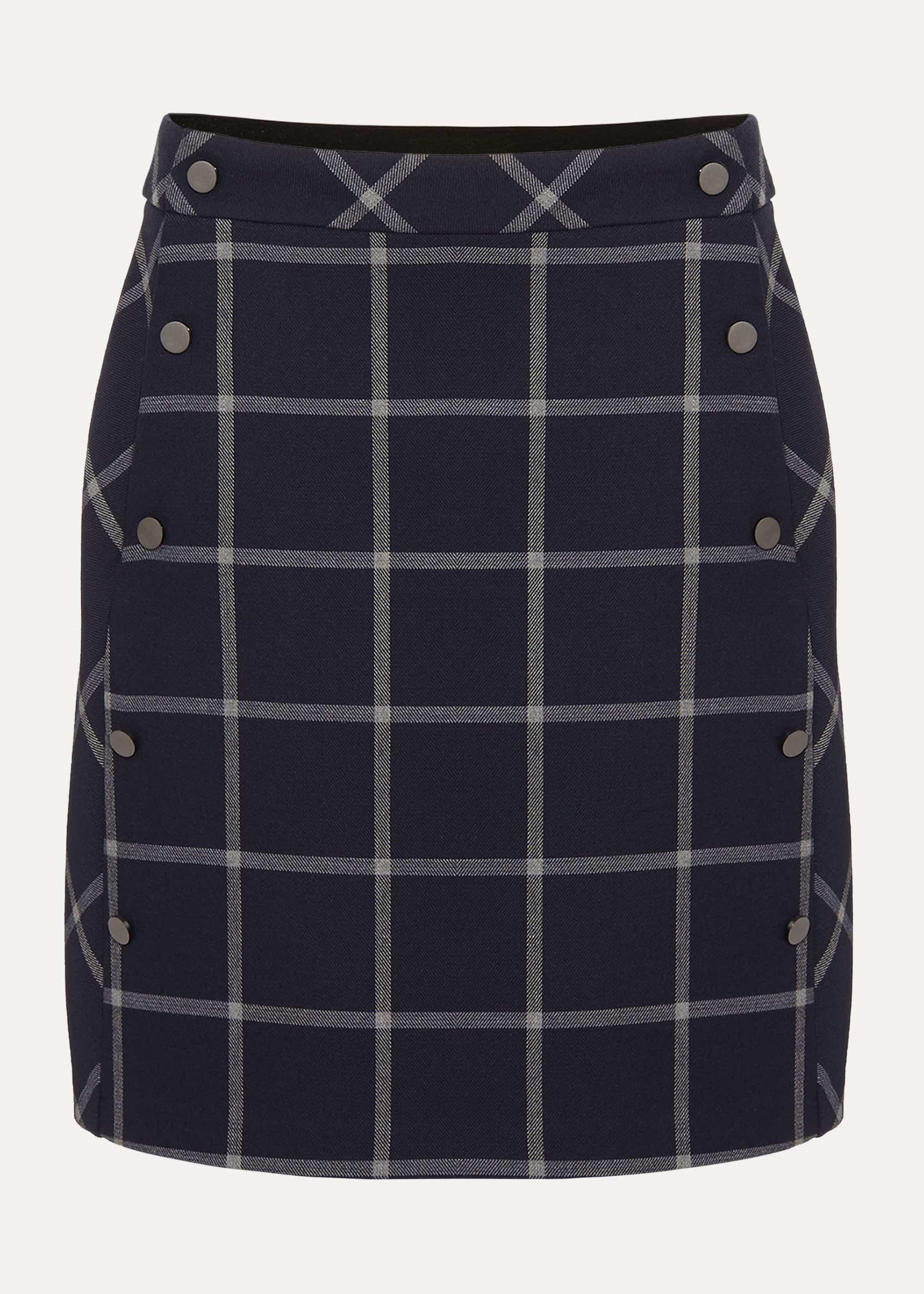 Hermione Check Mini Skirt