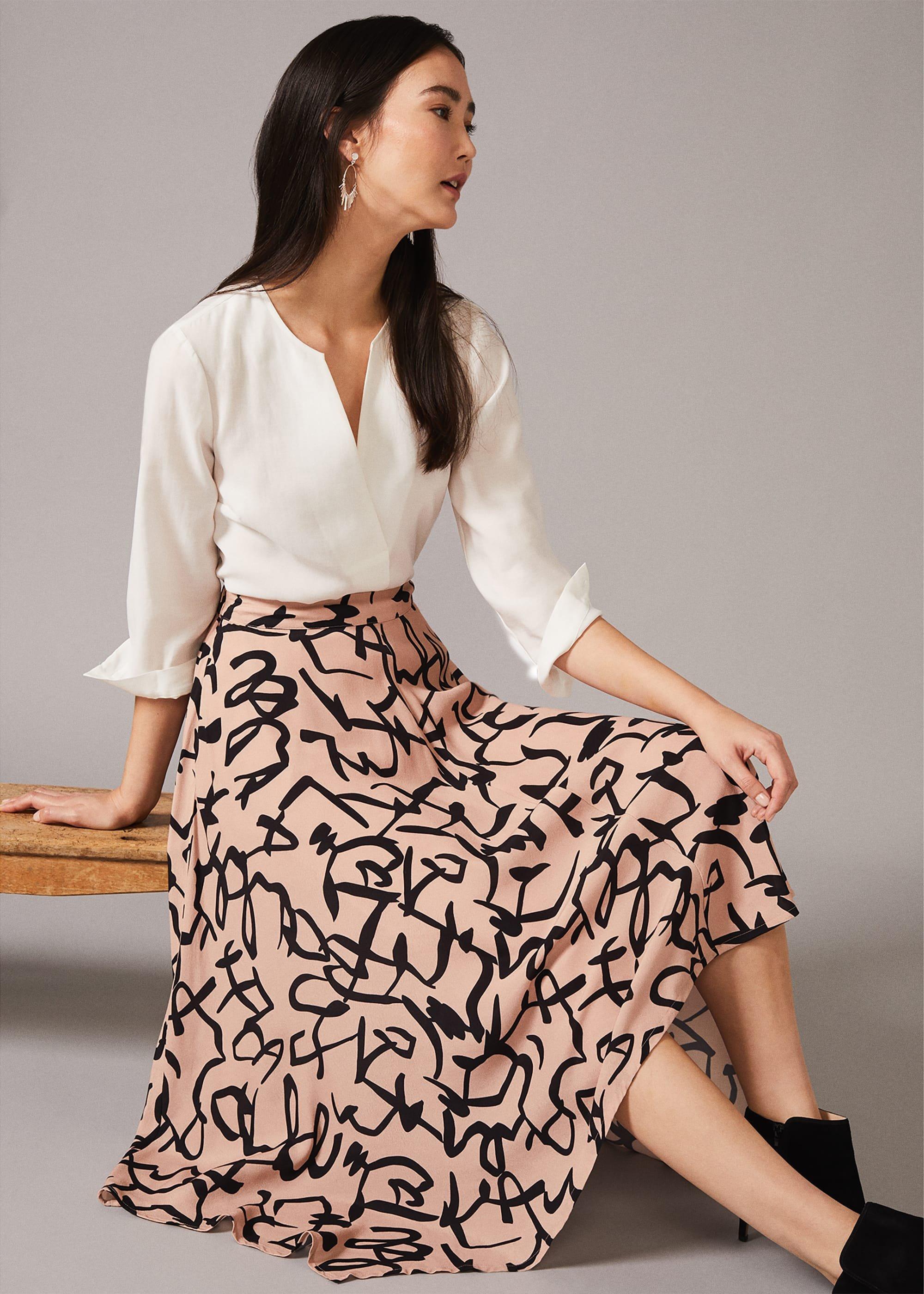 Ayumi Print Skirt