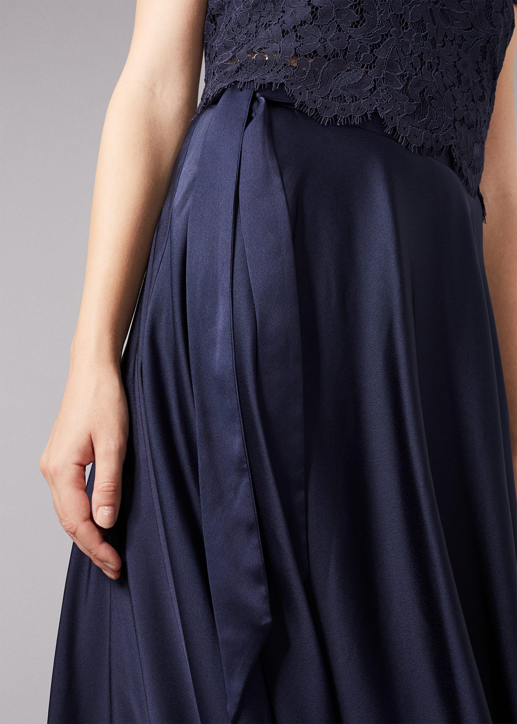 Zoe Satin Maxi Skirt