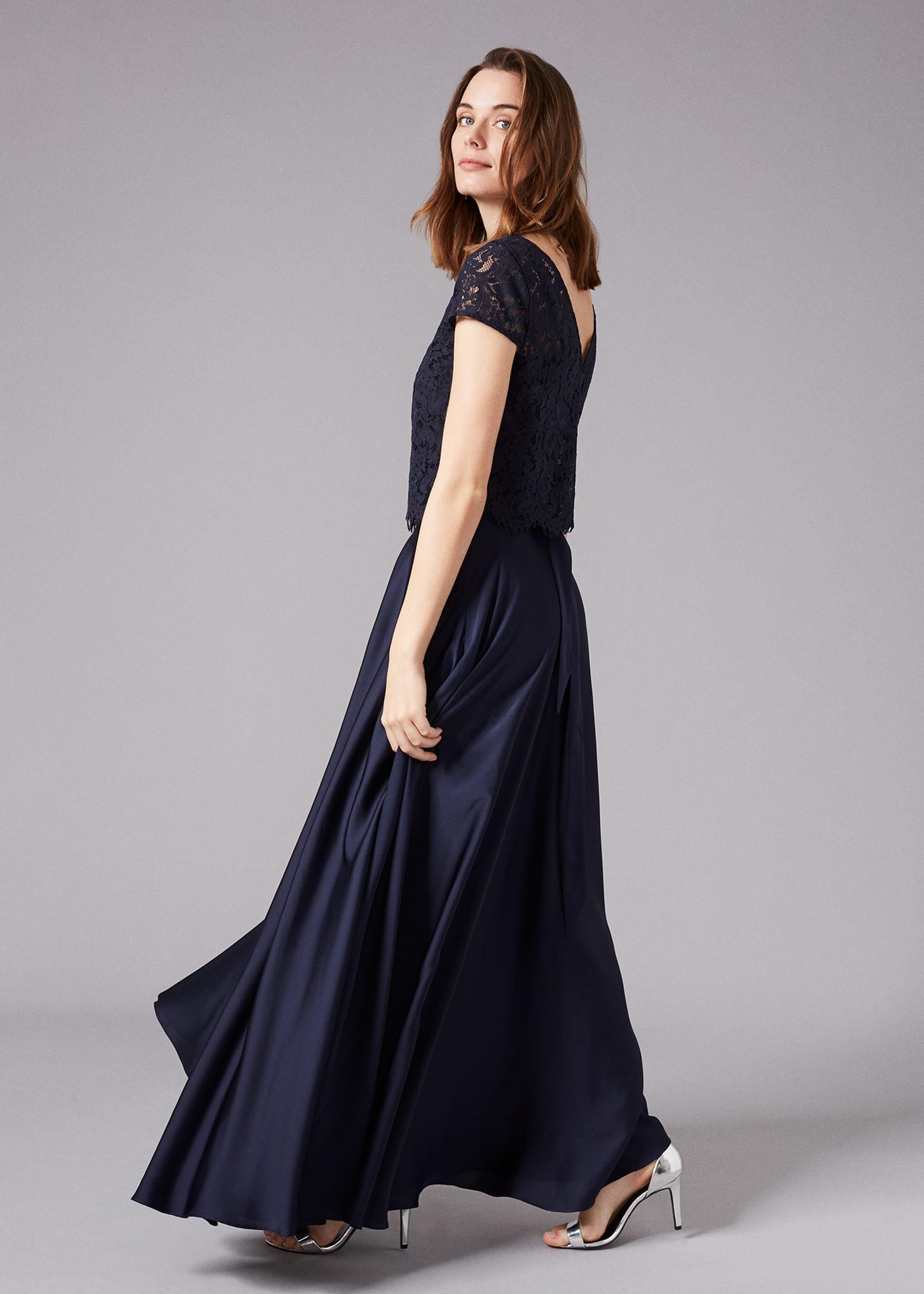 Zoe Satin Maxi Skirt