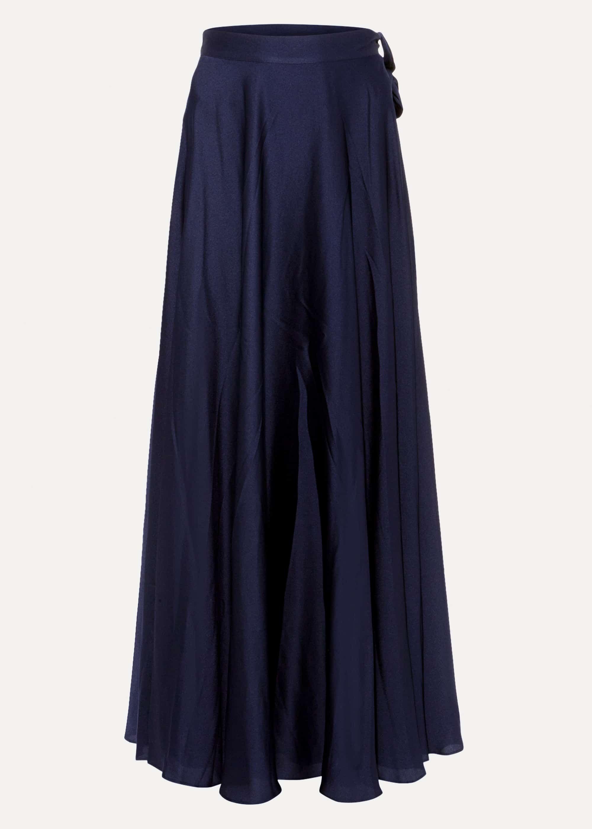 Zoe Satin Maxi Skirt