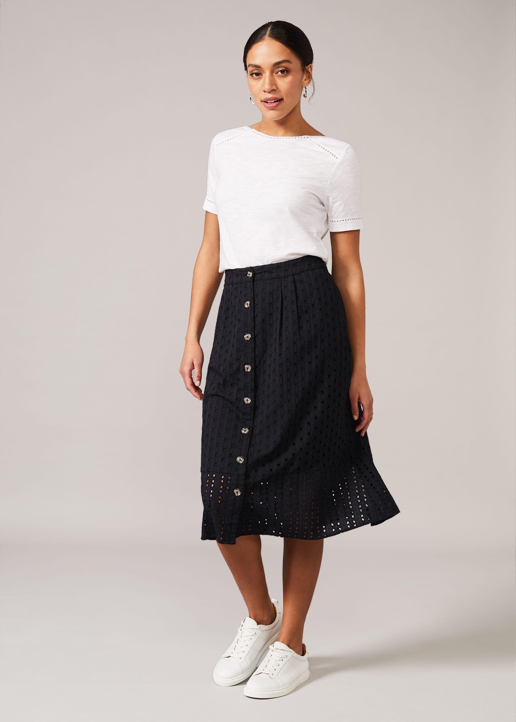 Azalea Broderie Skirt