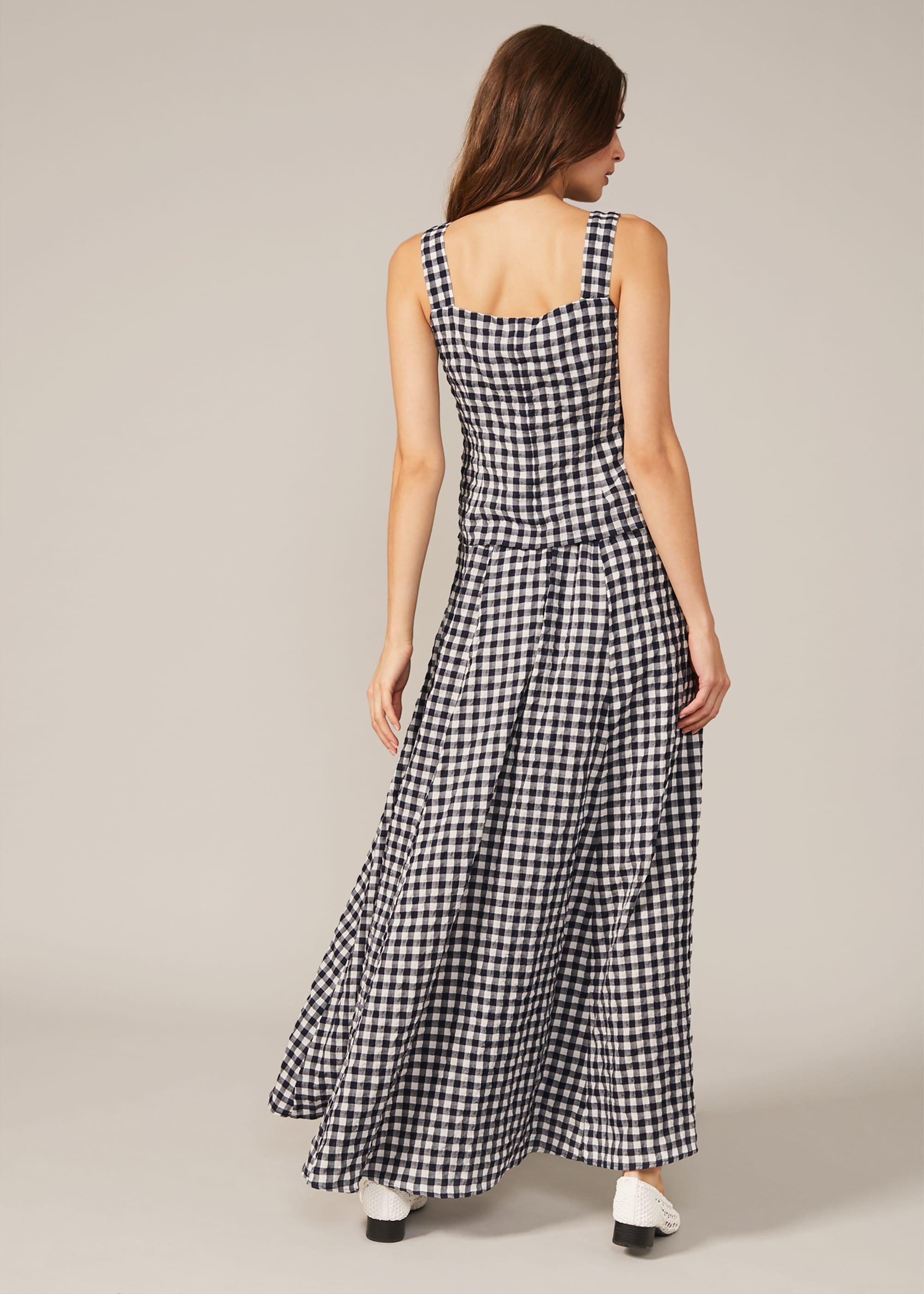 Gingham Frill Skirt