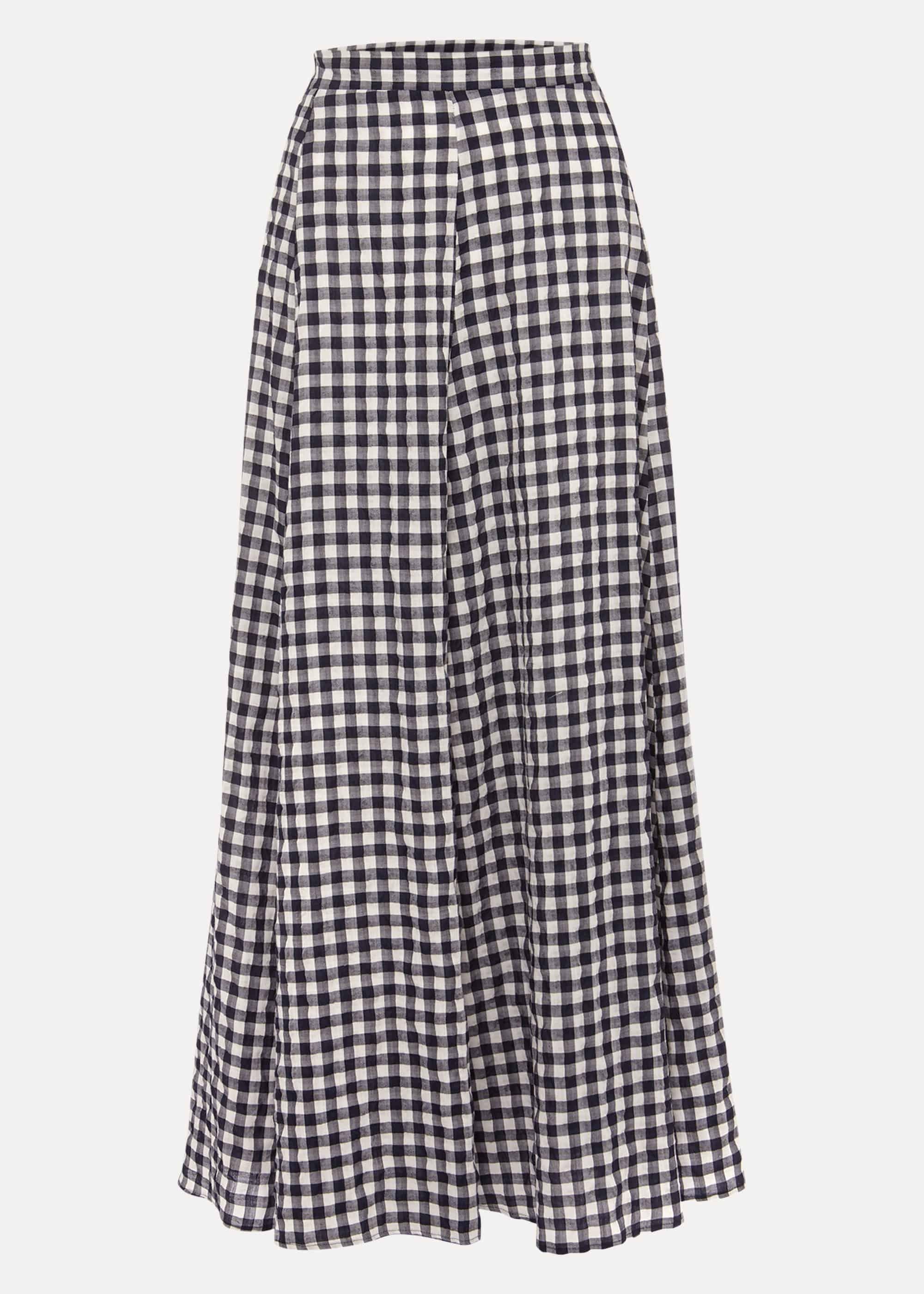 Gingham Frill Skirt