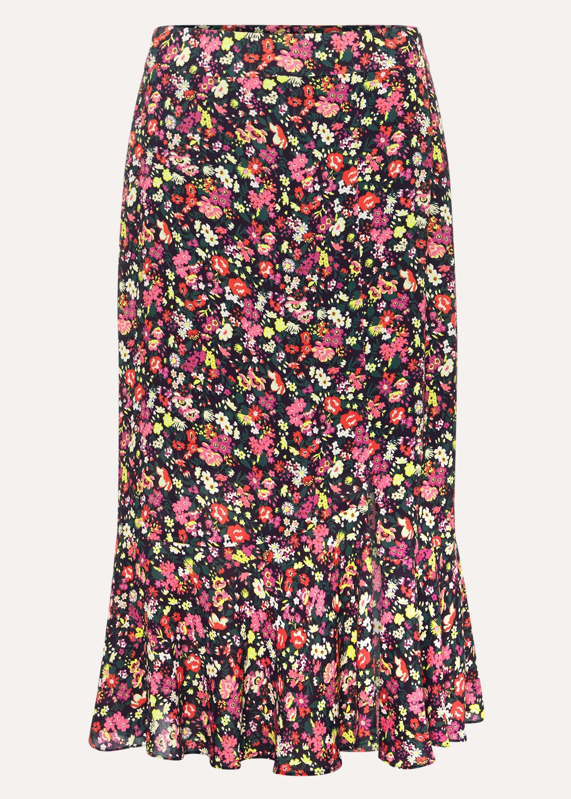 Libertine Floral Midi Skirt