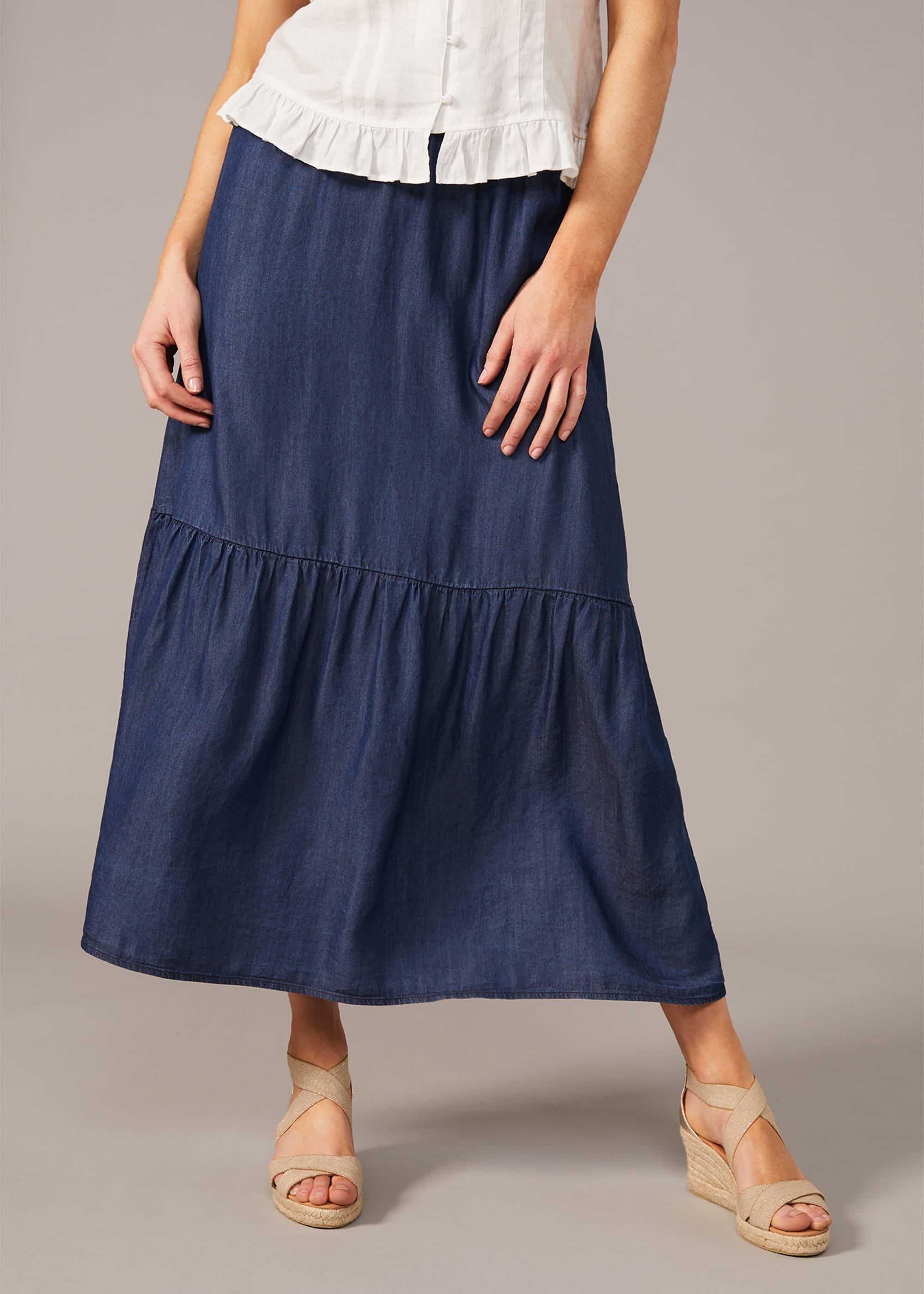 Janey Chambray Skirt