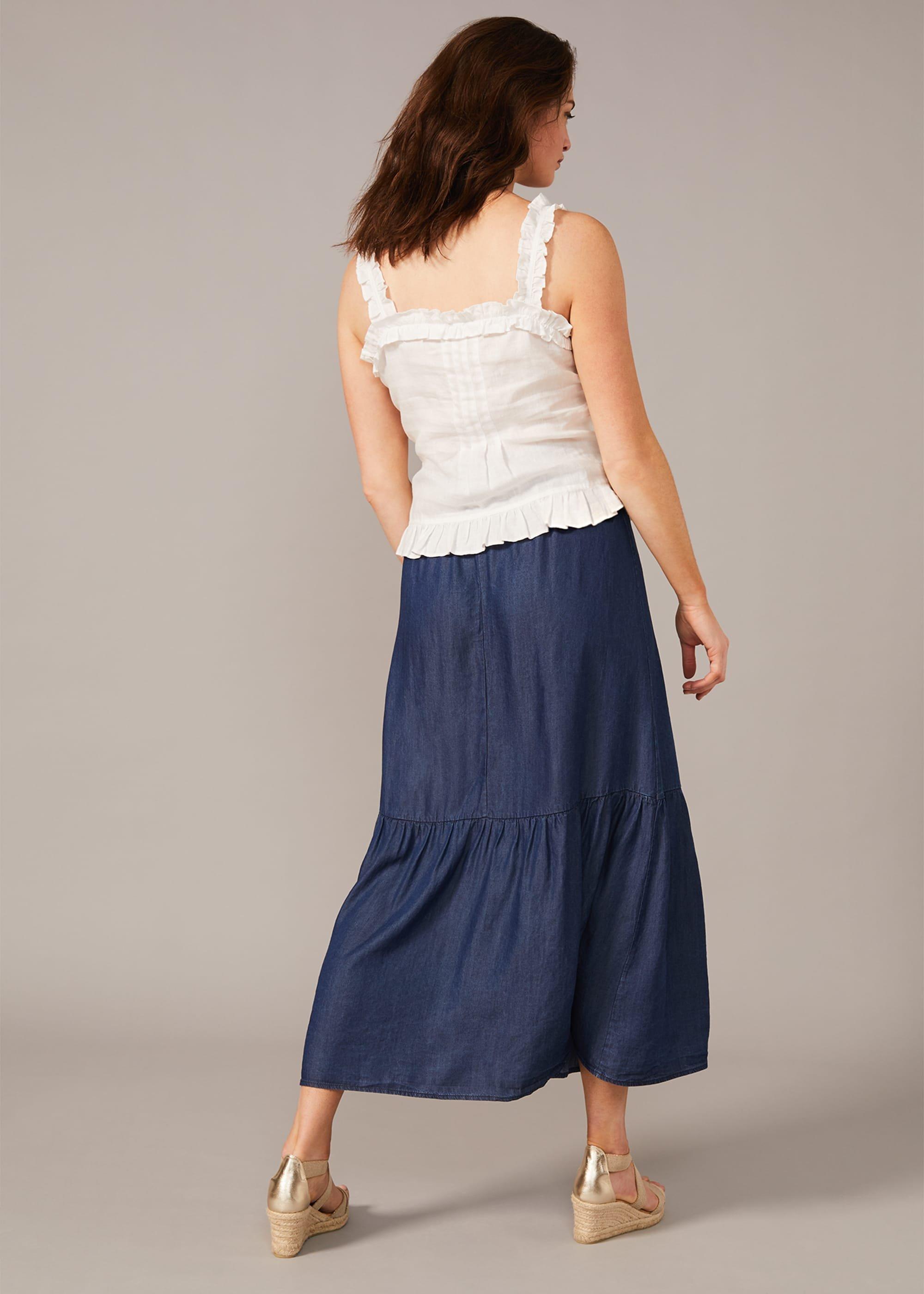 Janey Chambray Skirt