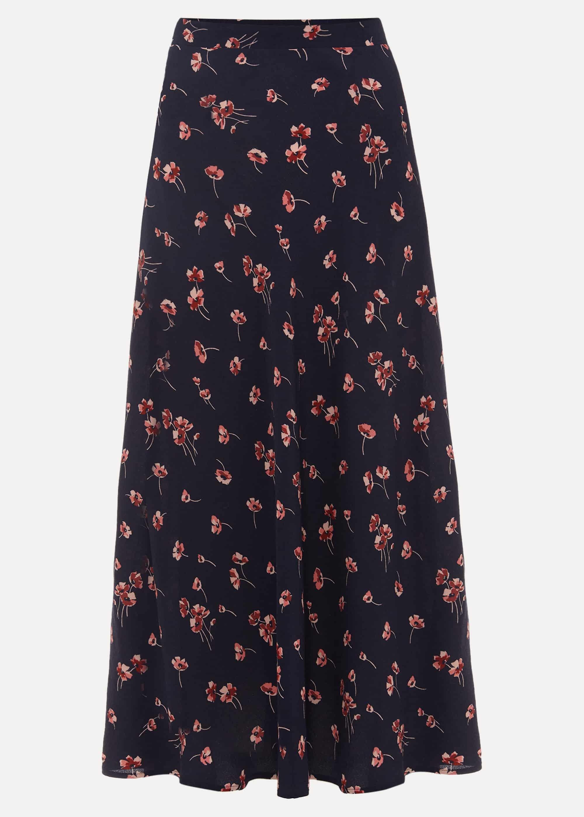 Anemone Floral Printed Skirt