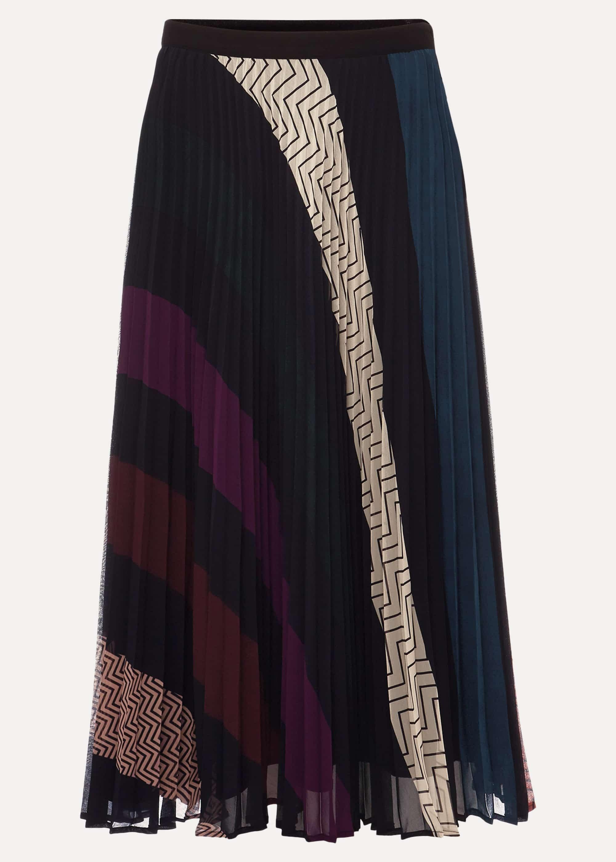 Emilia Geometric Print Skirt