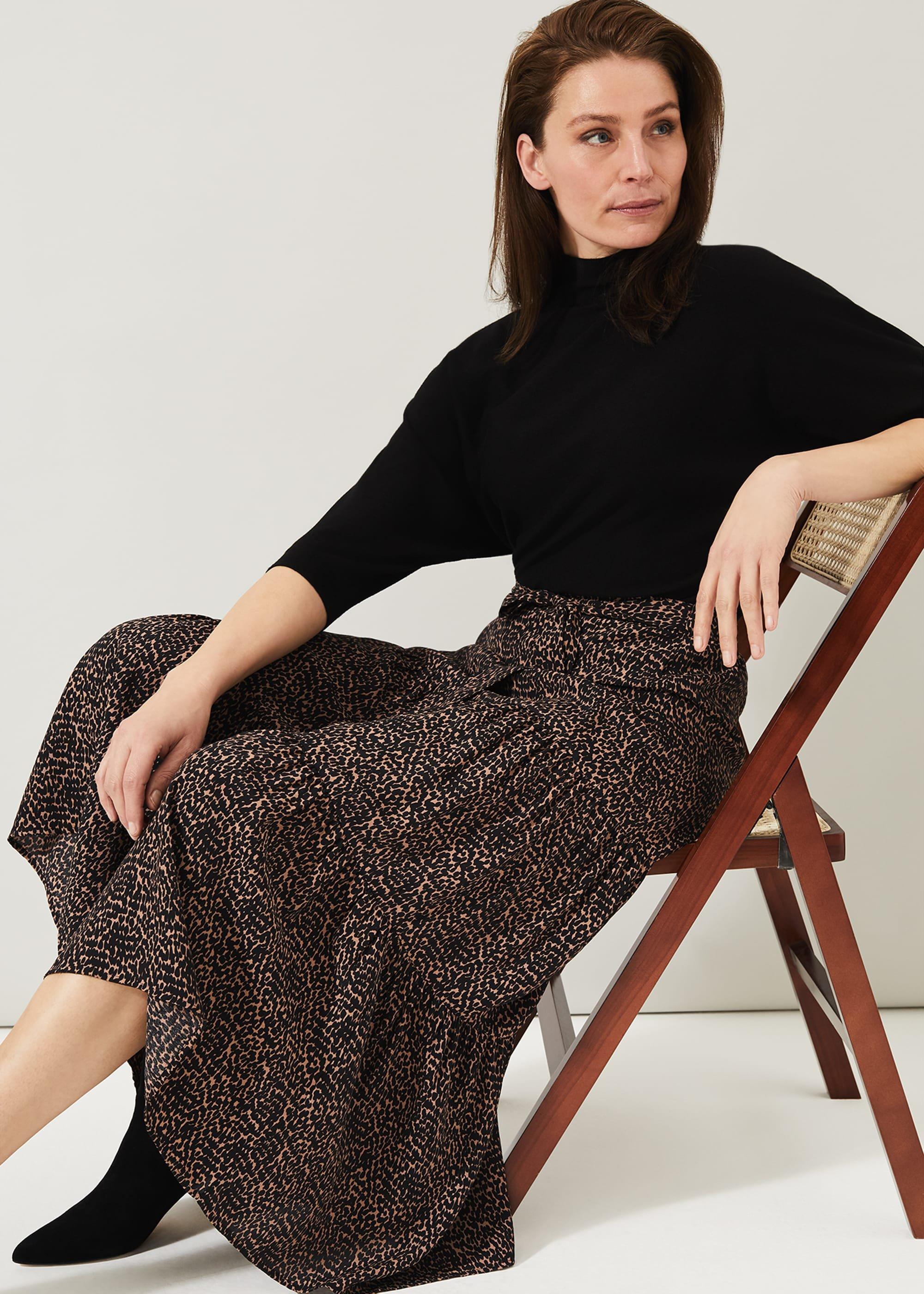 Penele Print Maxi Skirt