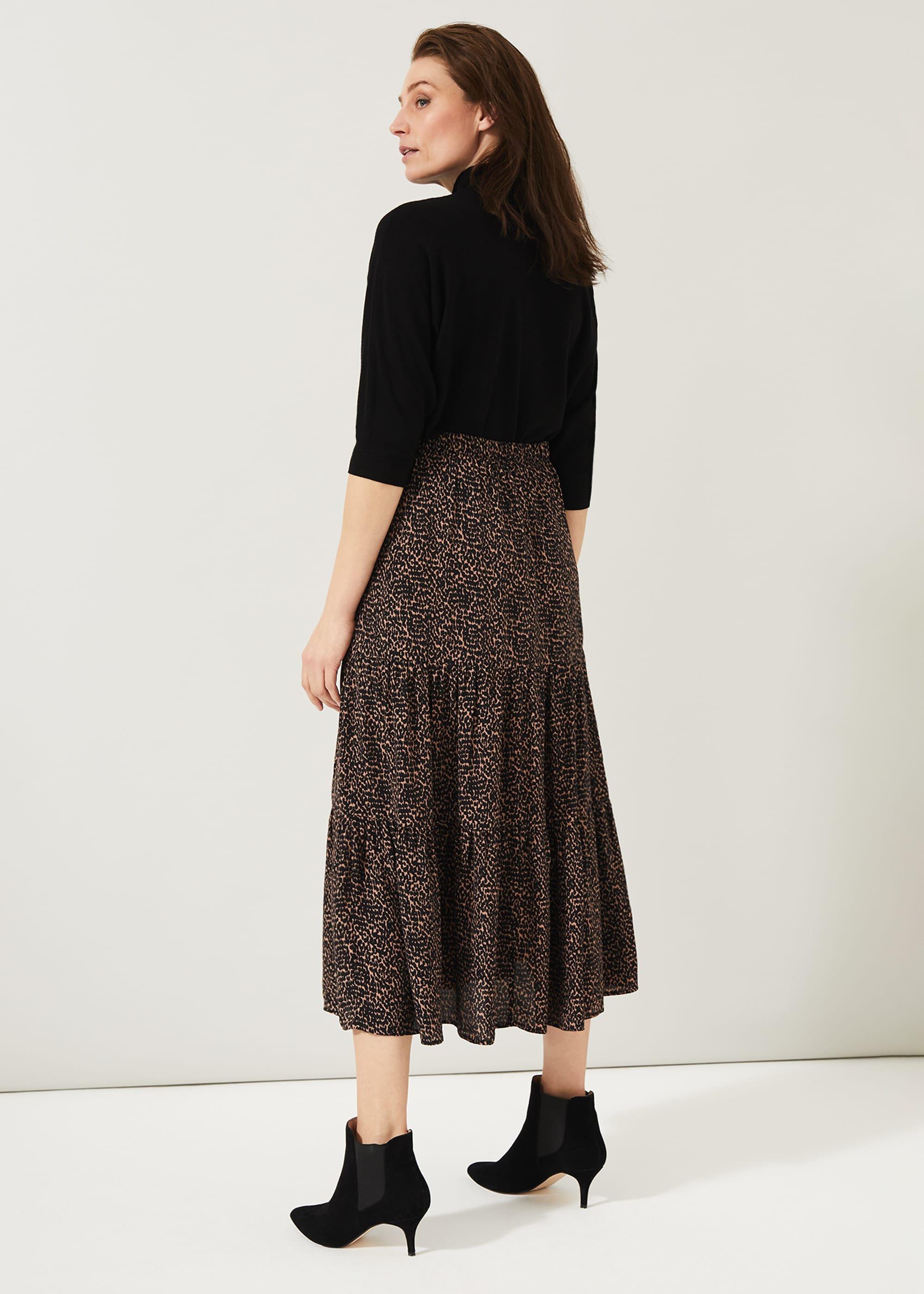 Penele Print Maxi Skirt