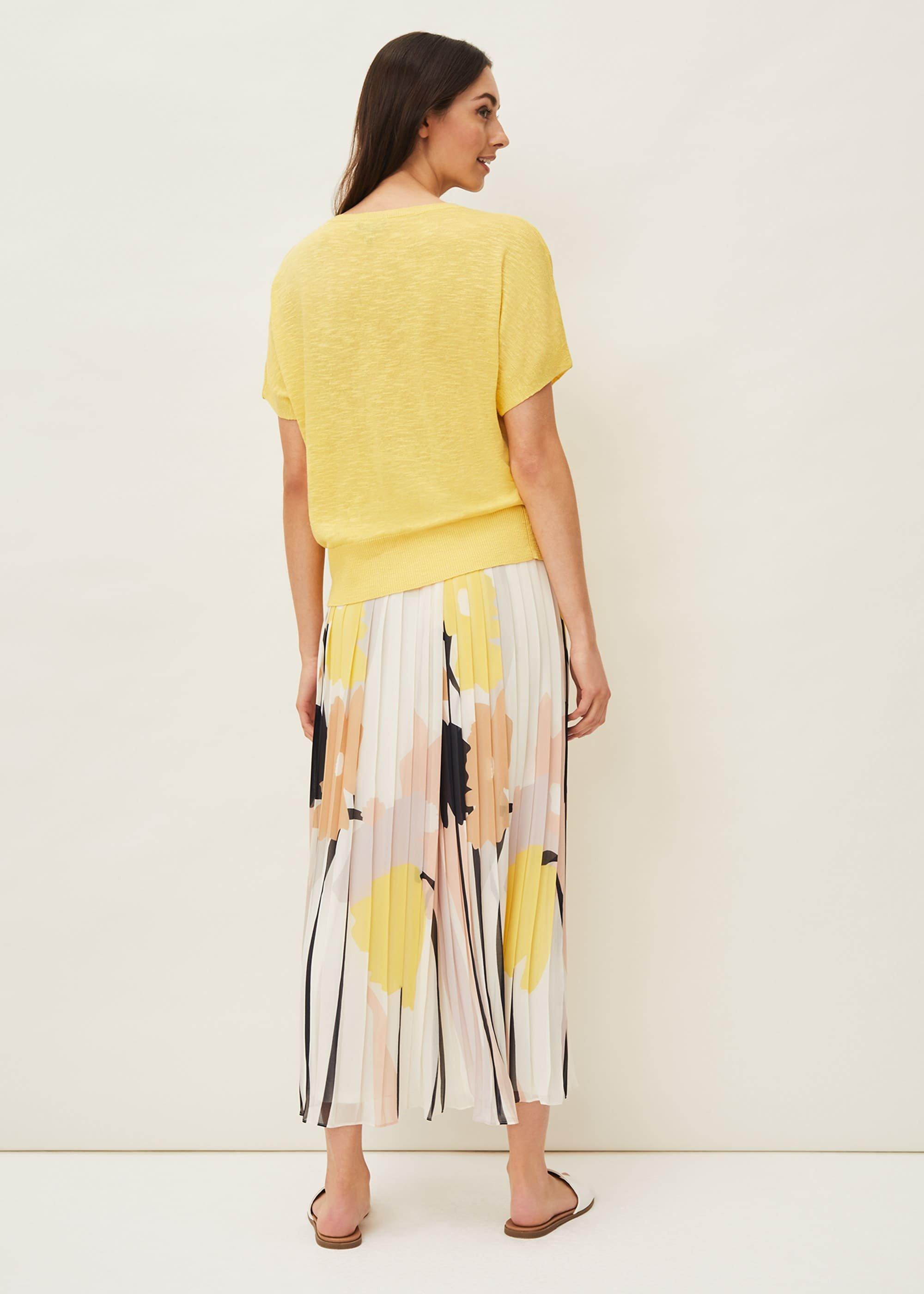 Saskie Floral Pleated Skirt