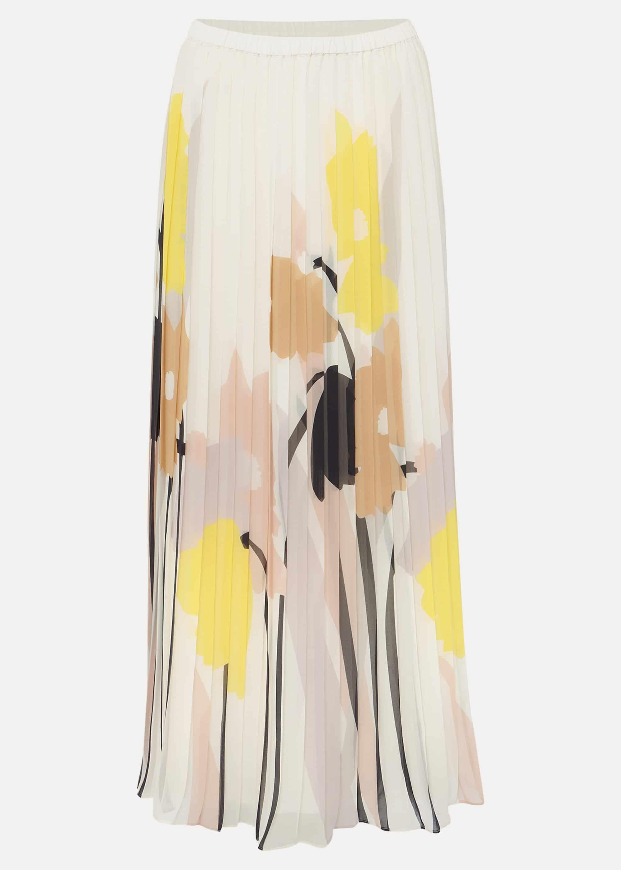 Saskie Floral Pleated Skirt