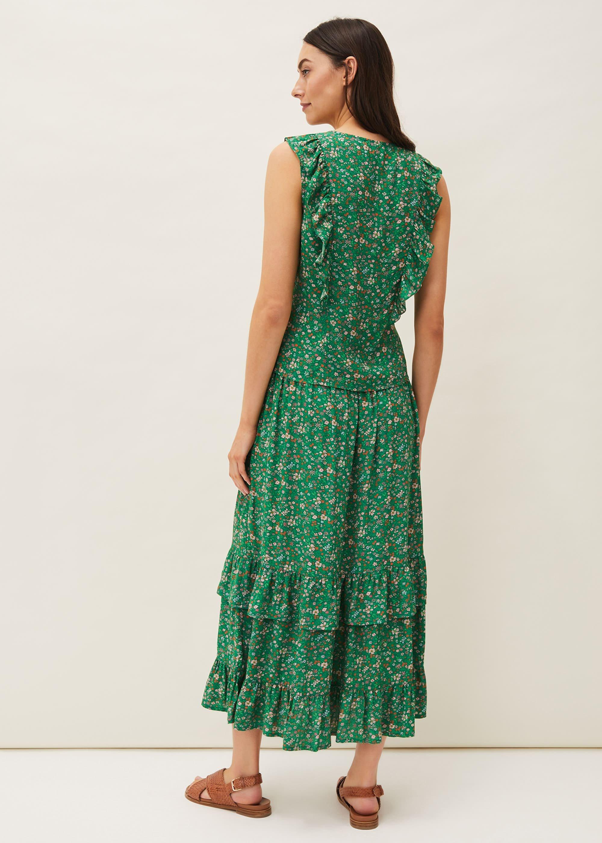 Dido Floral Co-Ord Midi Skirt
