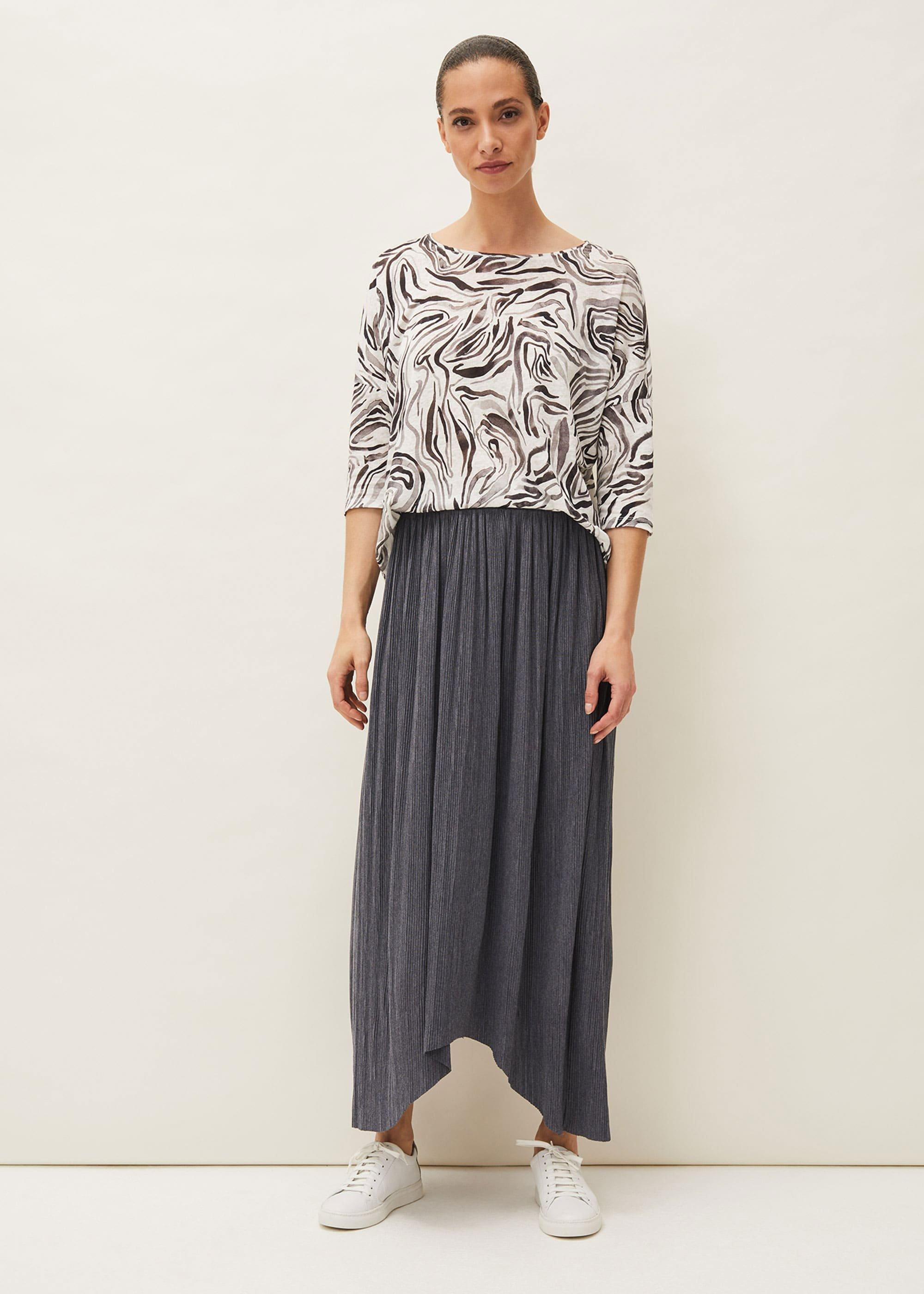 Roselle Plisse Maxi Skirt