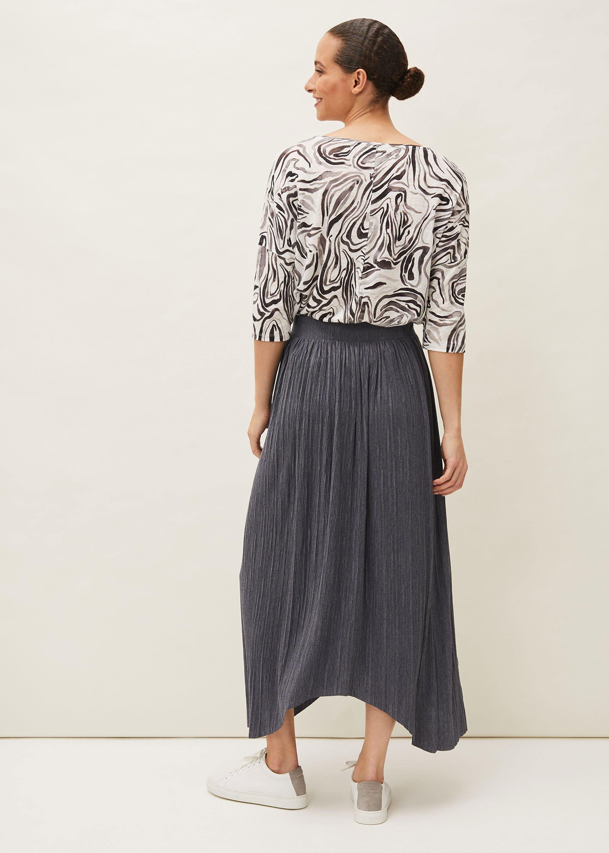 Roselle Plisse Maxi Skirt