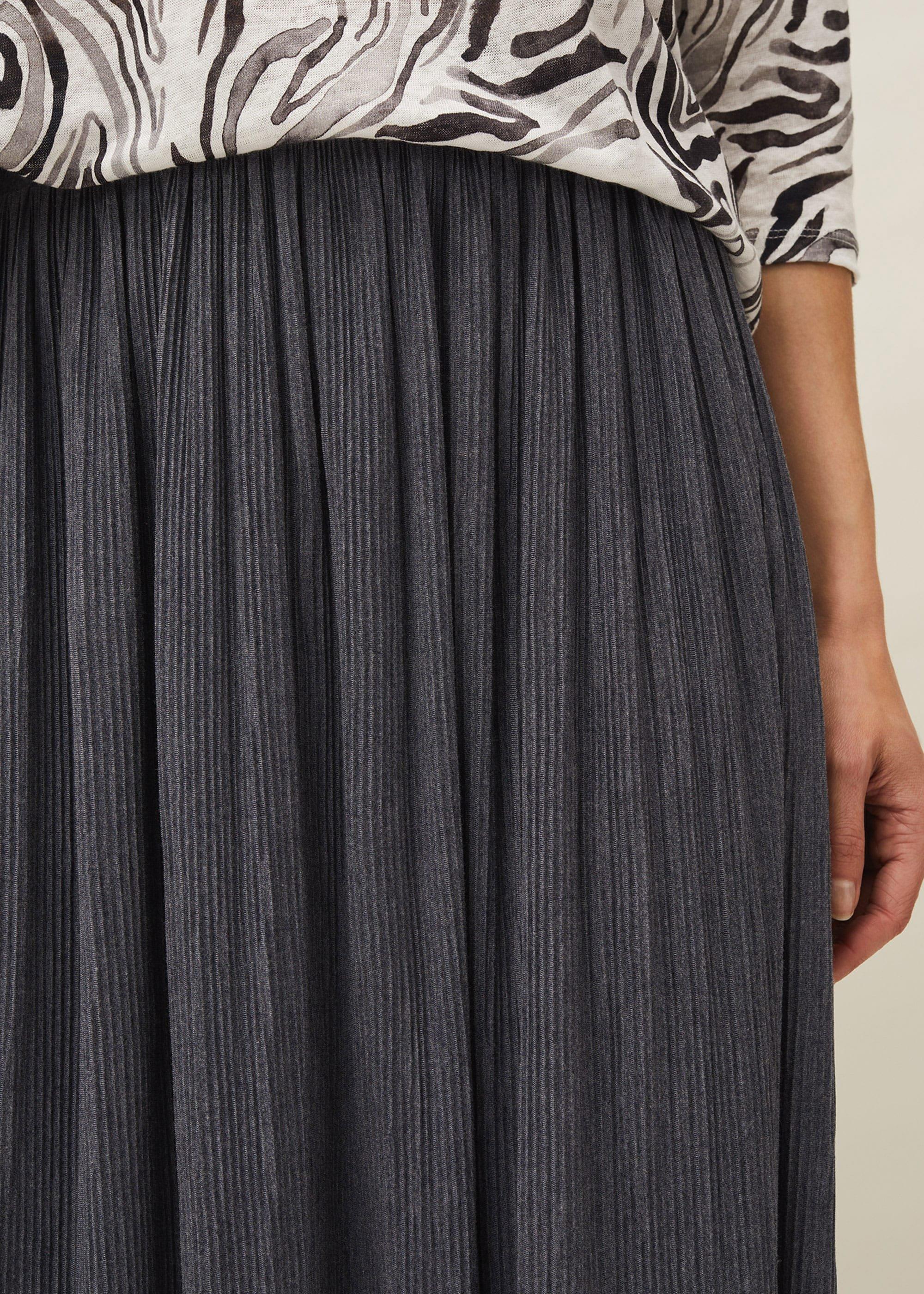 Roselle Plisse Maxi Skirt