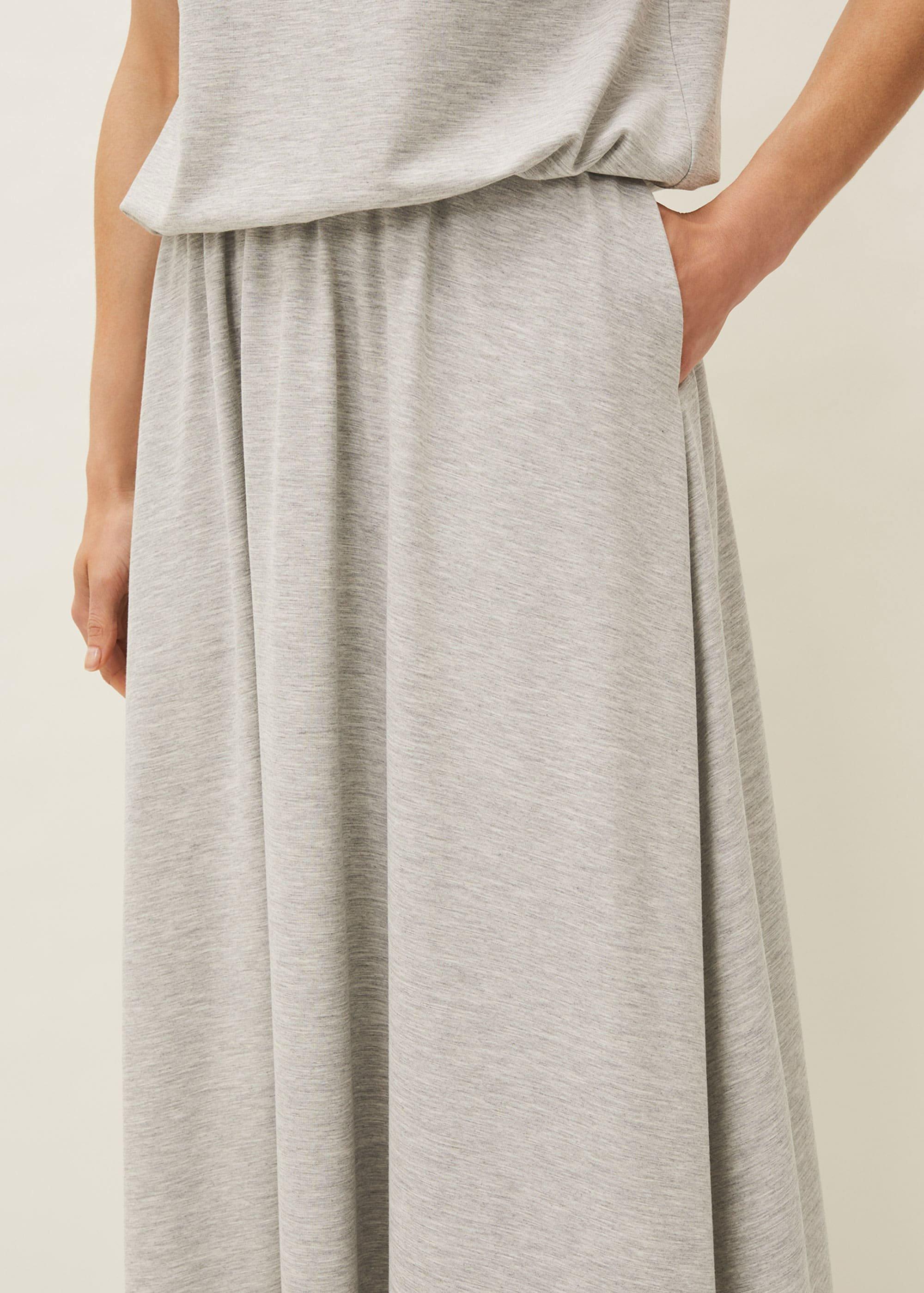 Cliona A-Line Jersey Skirt