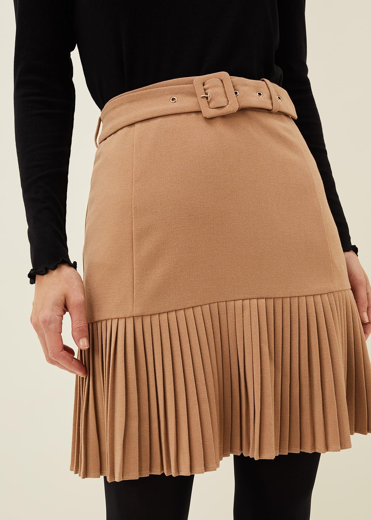 Annabel Pleated Mini Skirt