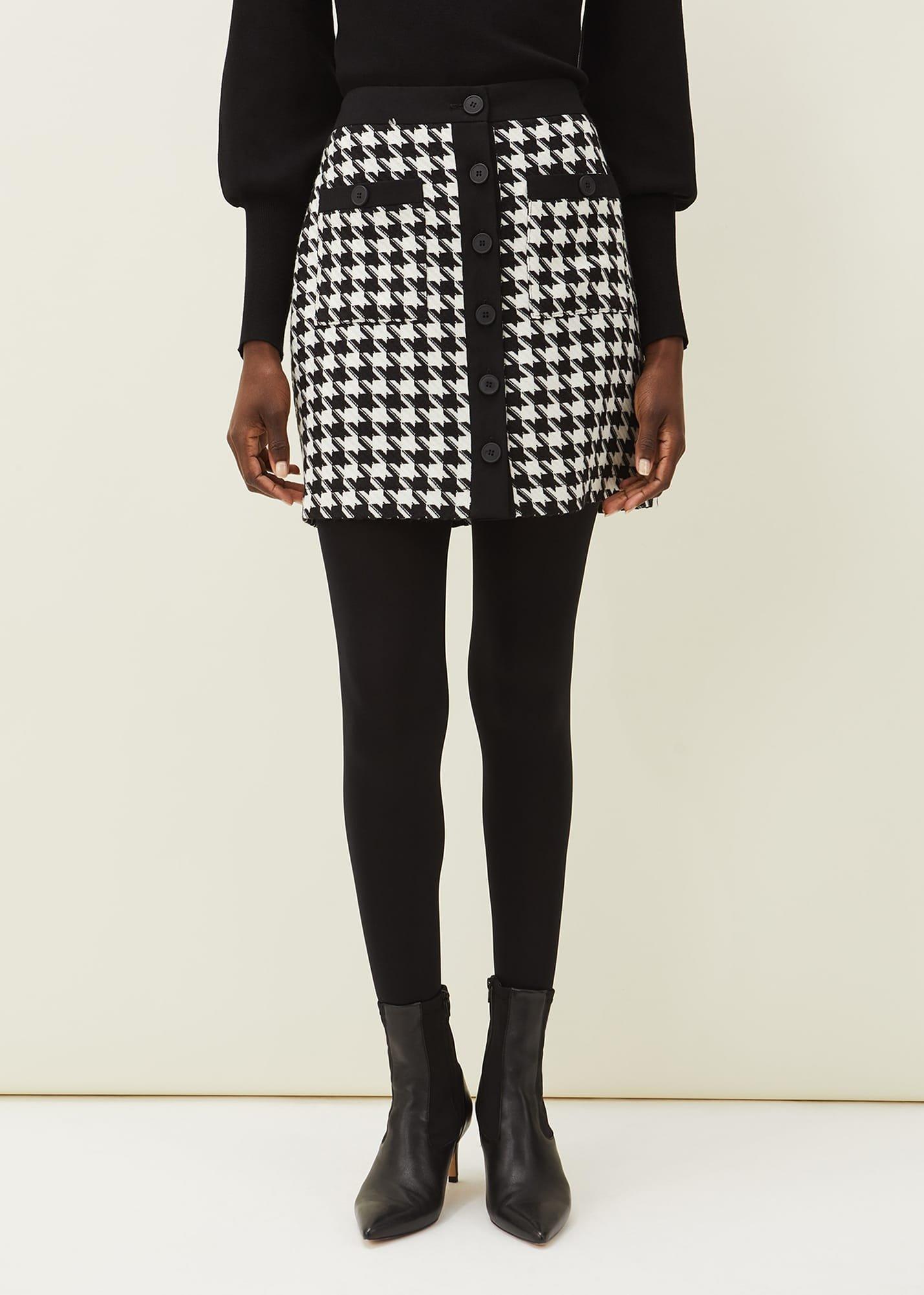 Alicia Dogtooth Skirt