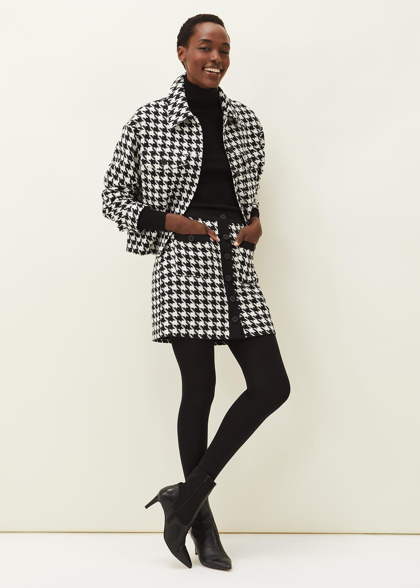 Alicia Dogtooth Skirt