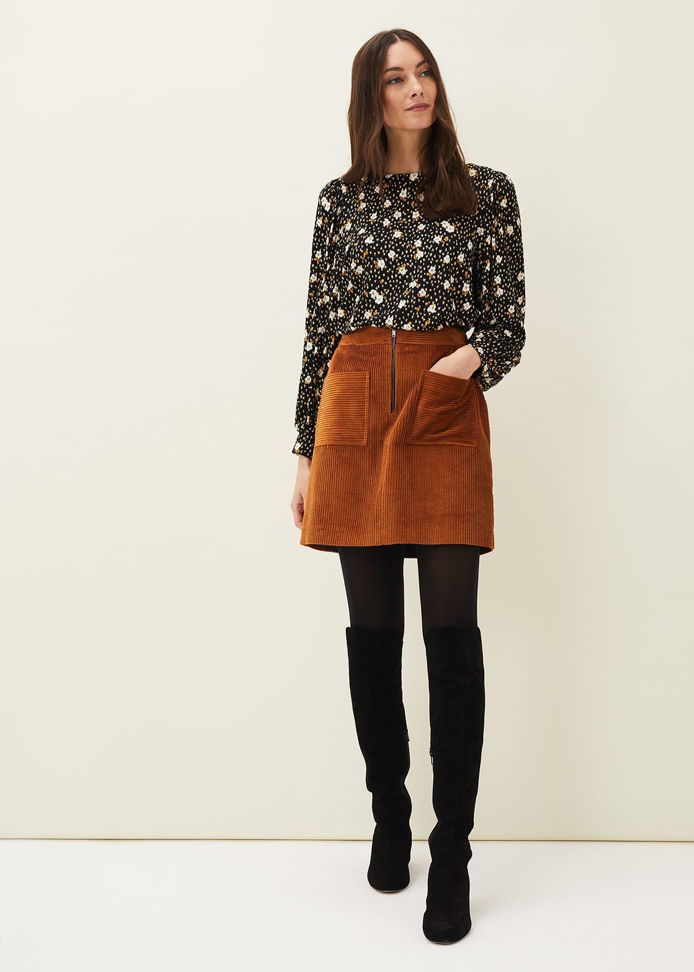 Kennedy Corduroy Mini Skirt
