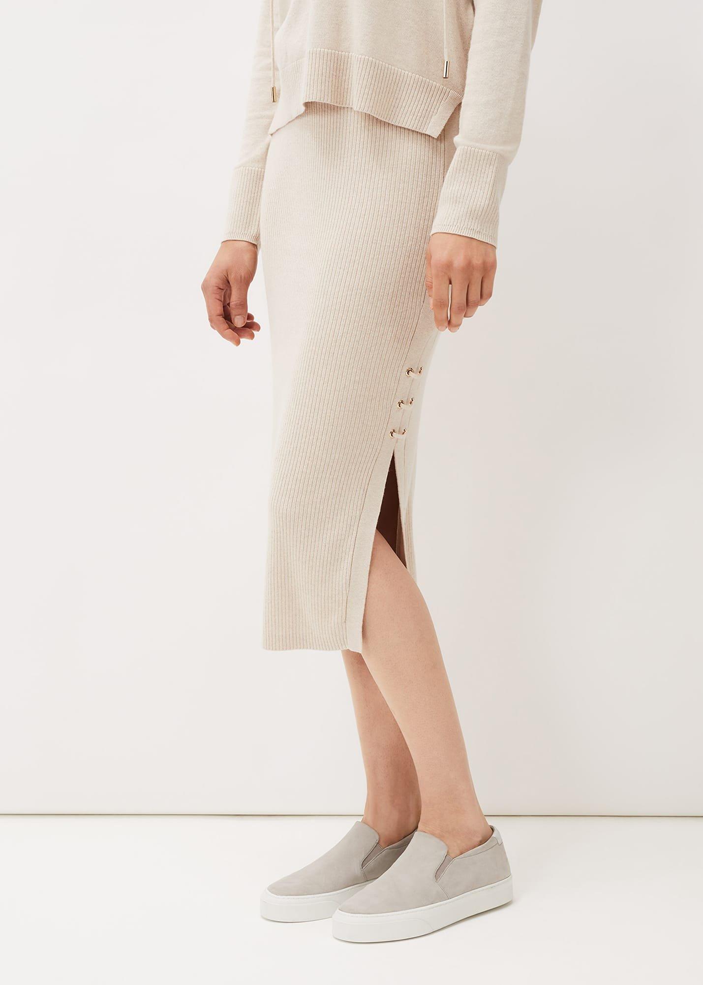 Ellena Eyelet Detail Co-Ord Midi Skirt
