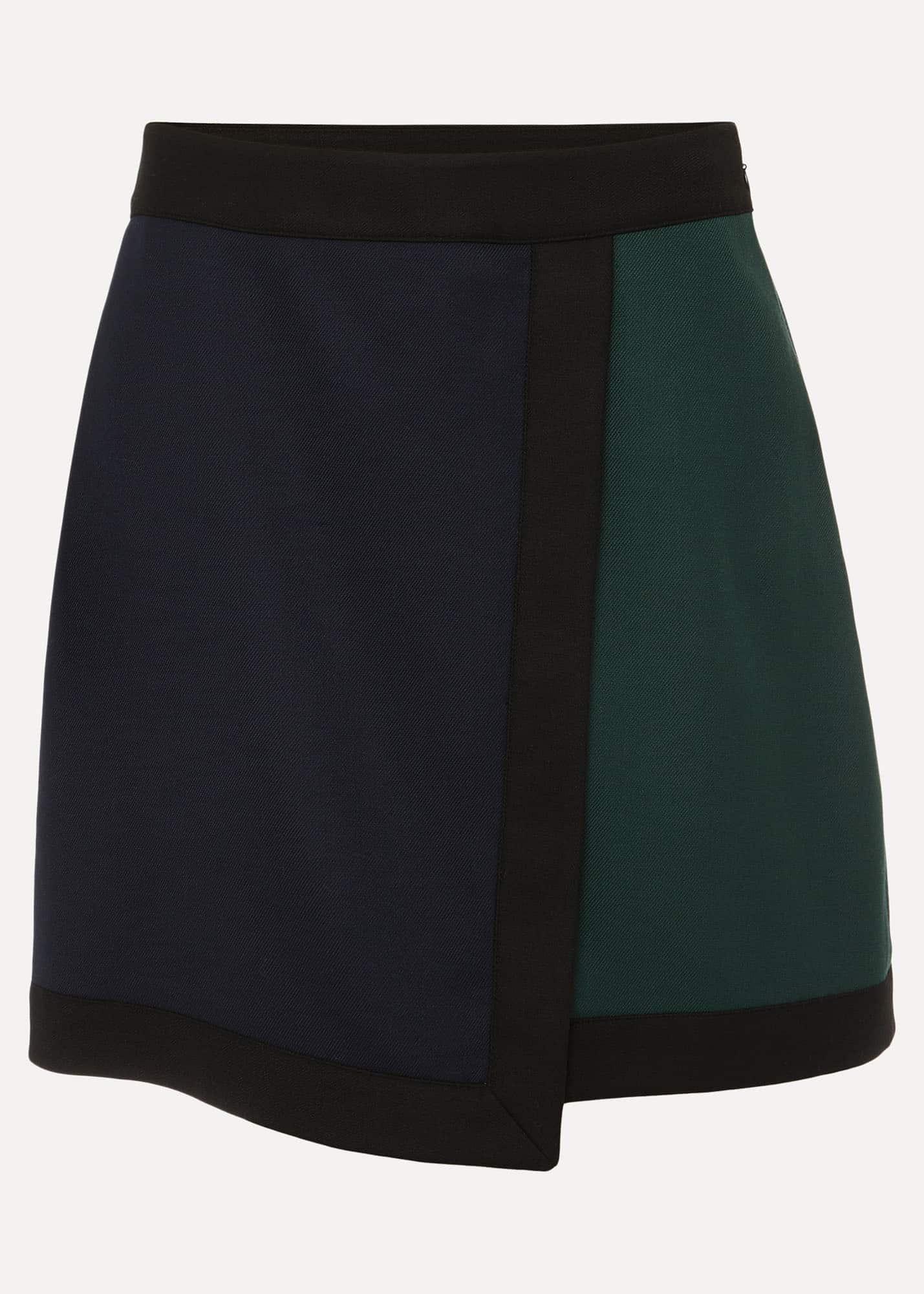 Natalie Colourblock Knitted Mini Skirt