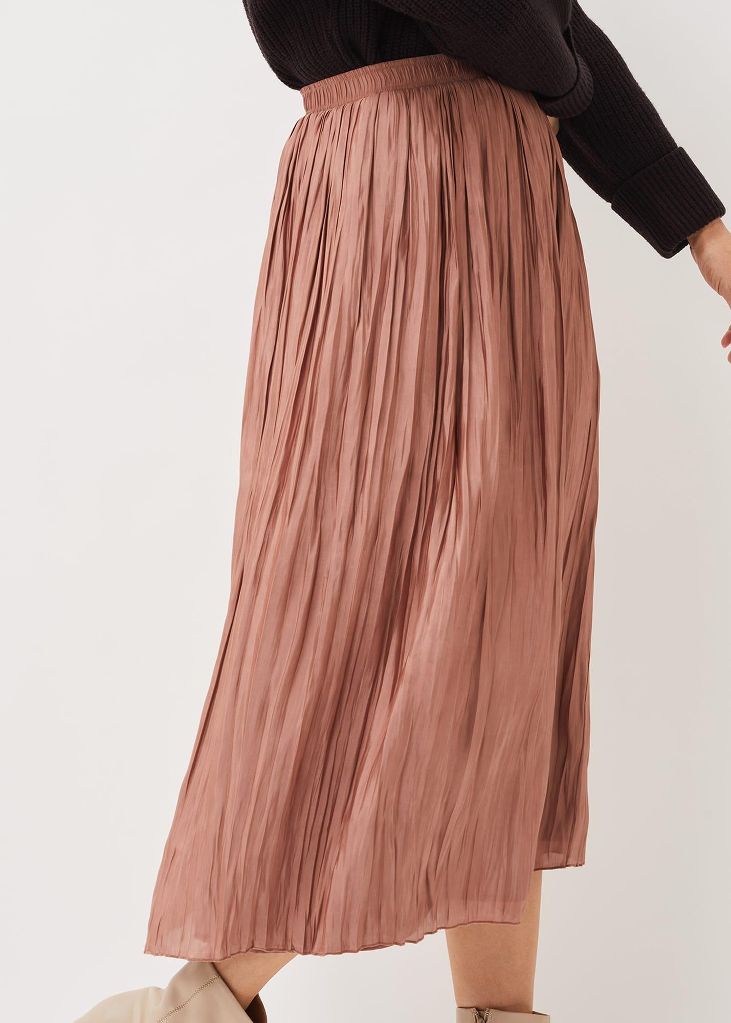 Kate Plisse Midi Skirt