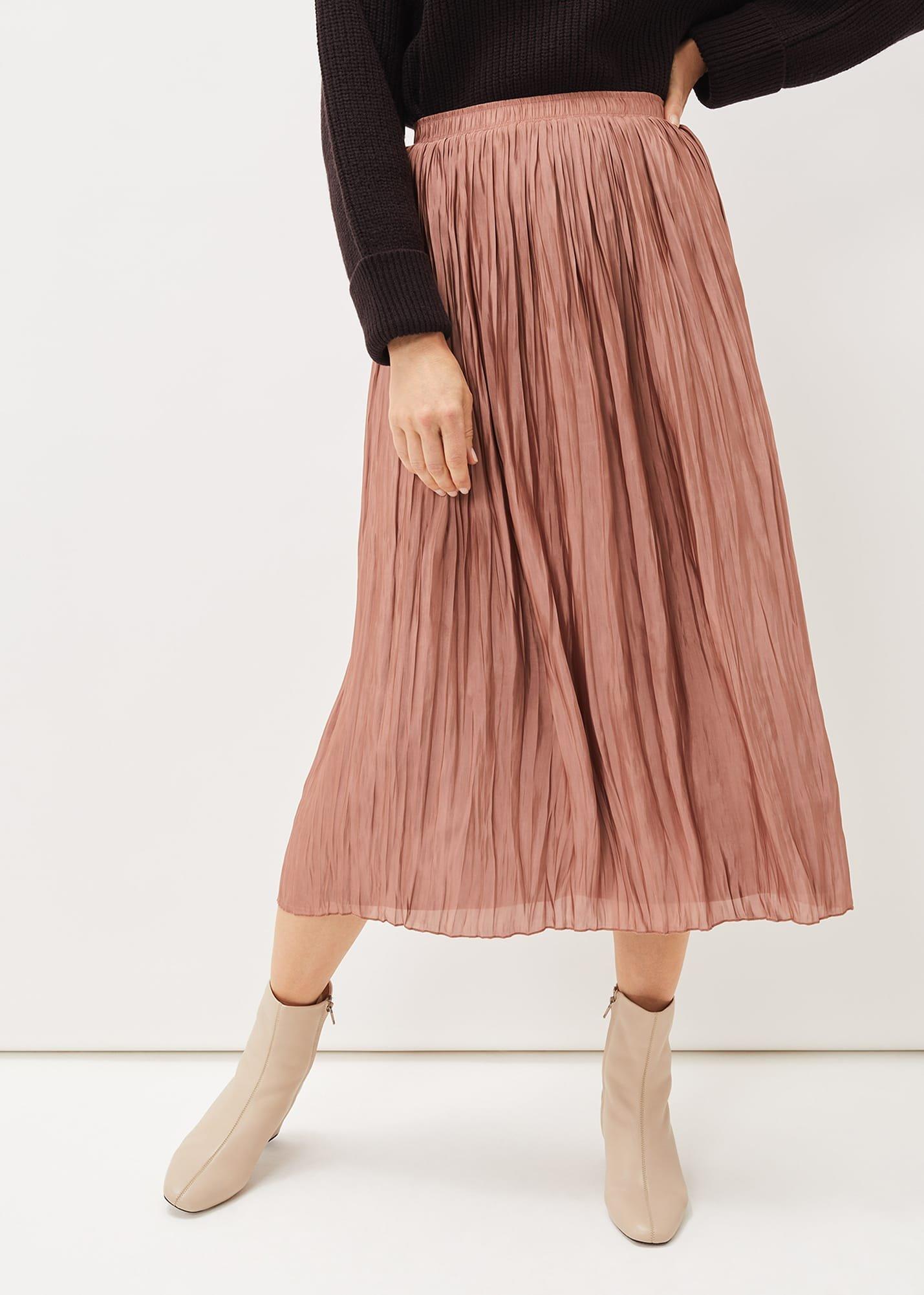 Kate Plisse Midi Skirt
