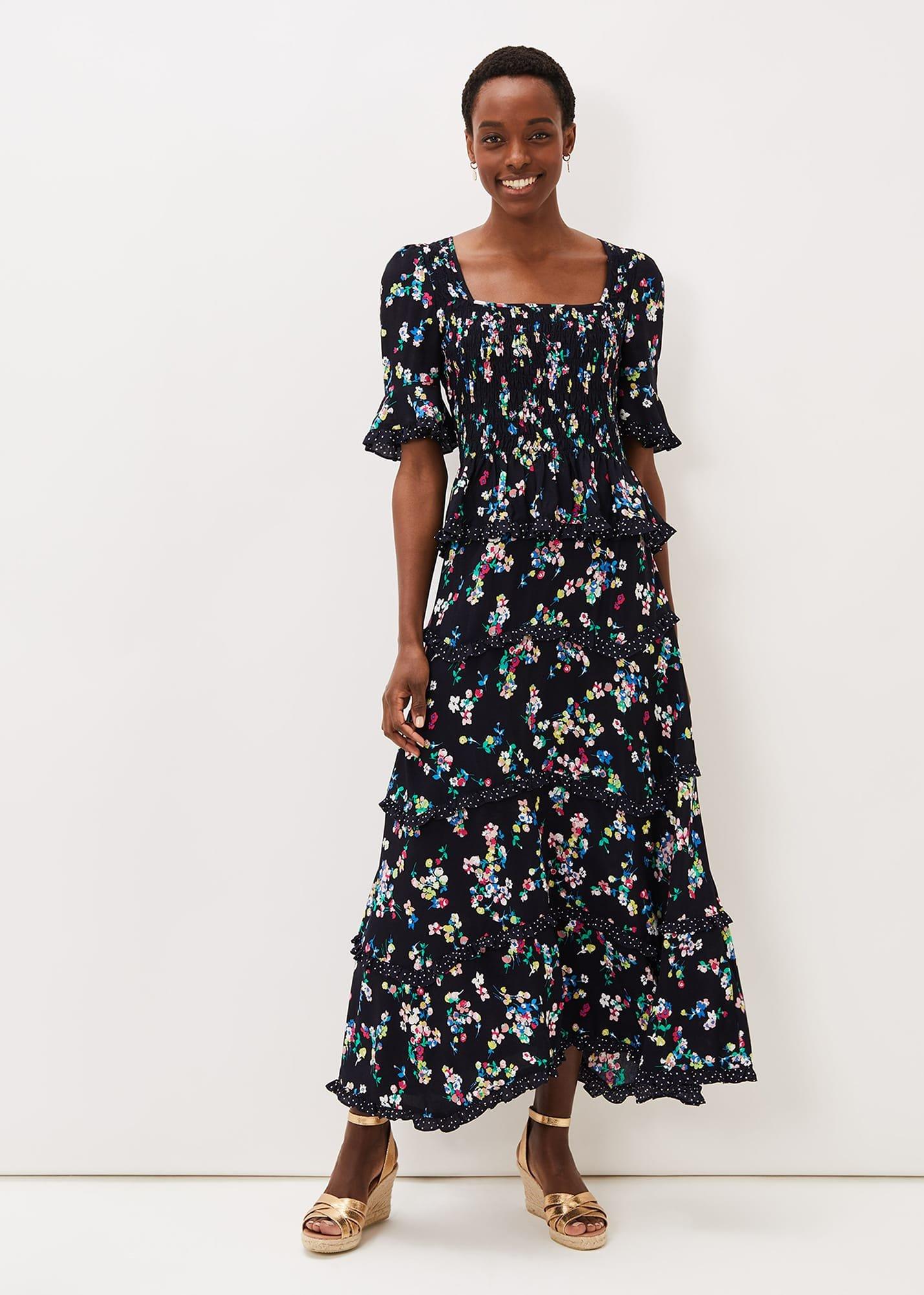 Hudson Floral Tiered Co-Ord Skirt