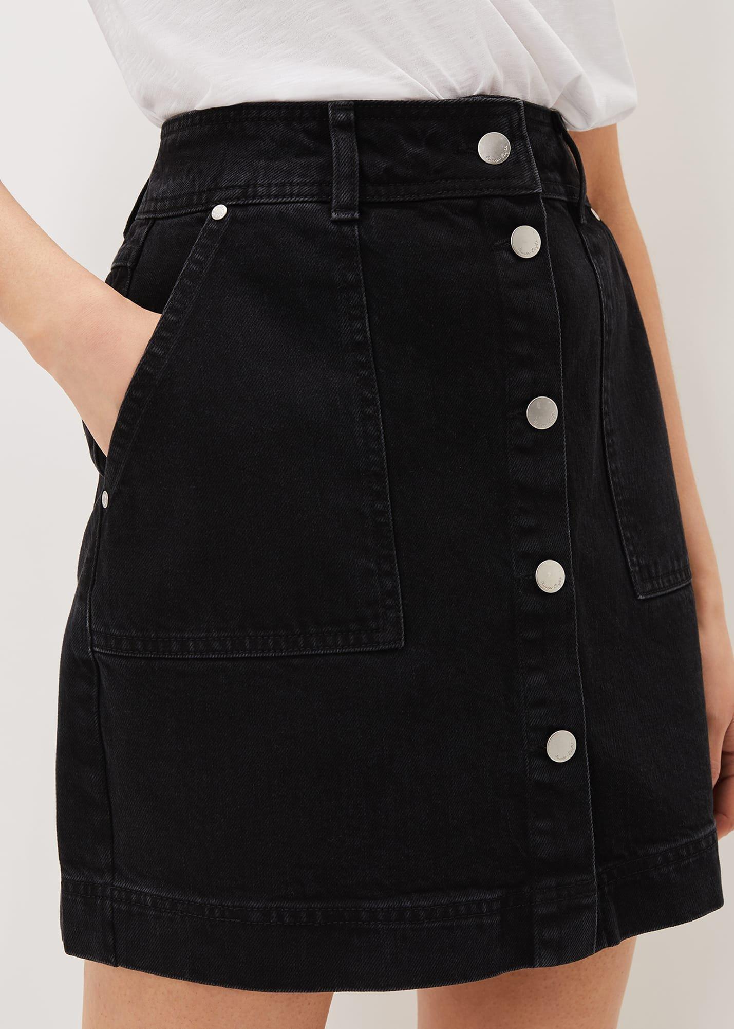 Kat Denim Mini Skirt