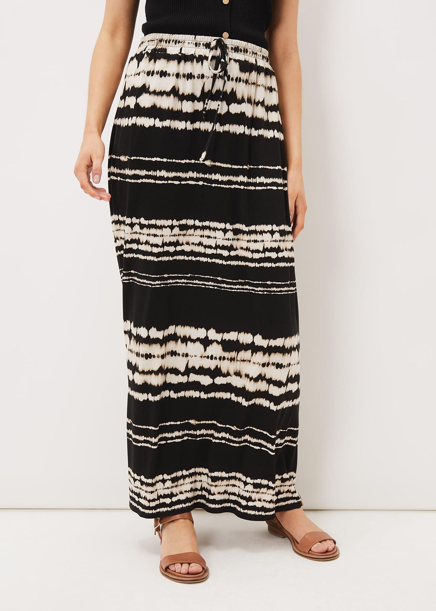 Ce Ce Tie Dye Jersey Maxi Skirt