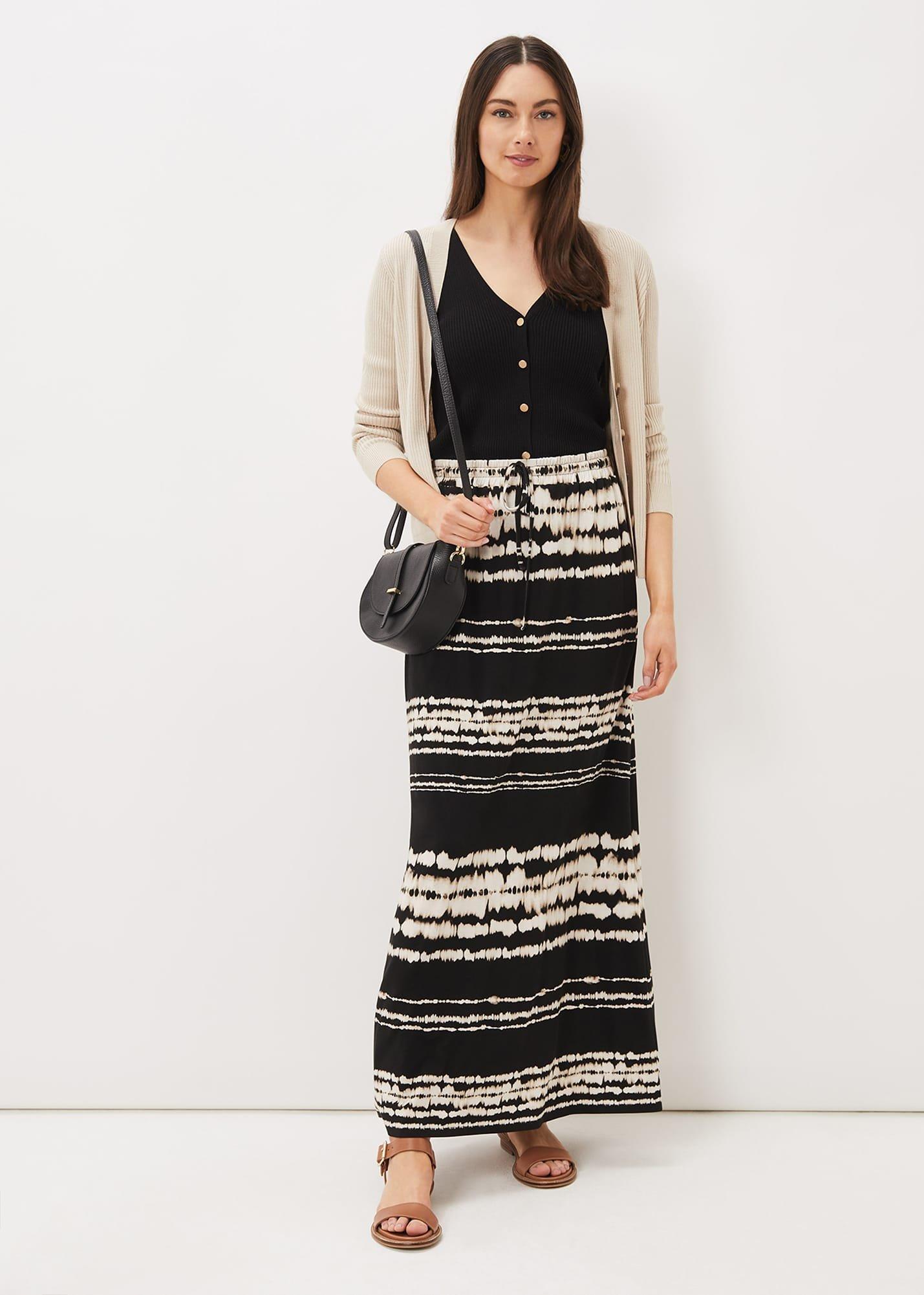 Ce Ce Tie Dye Jersey Maxi Skirt