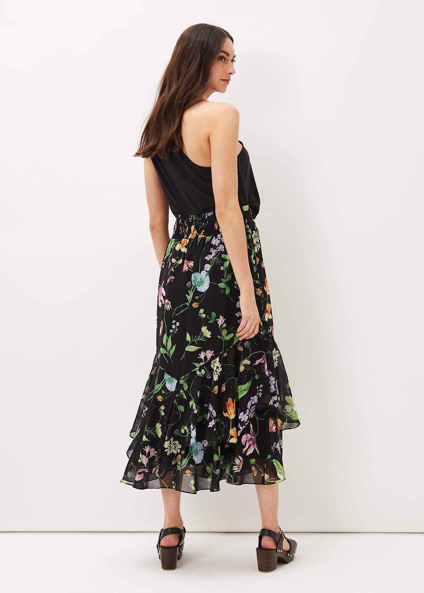 Kayley Floral Printed Maxi Skirt