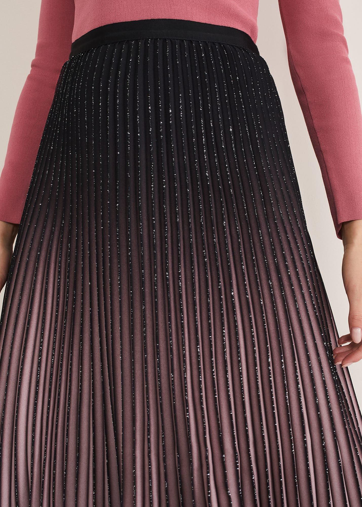 Estella Ombre Midi Skirt
