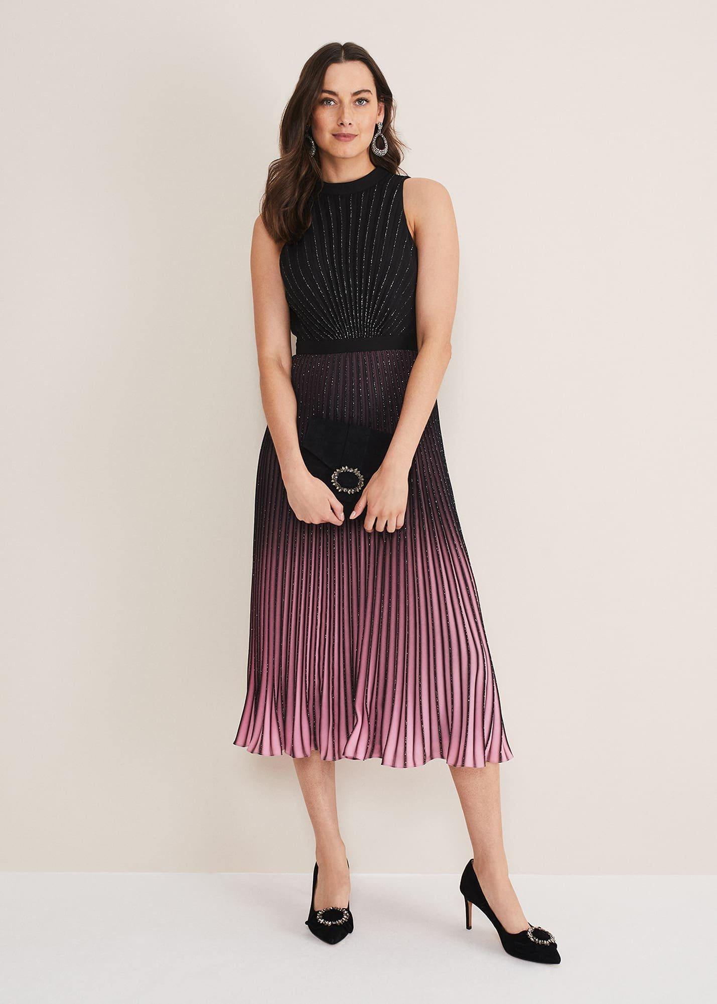 Estella Ombre Midi Skirt