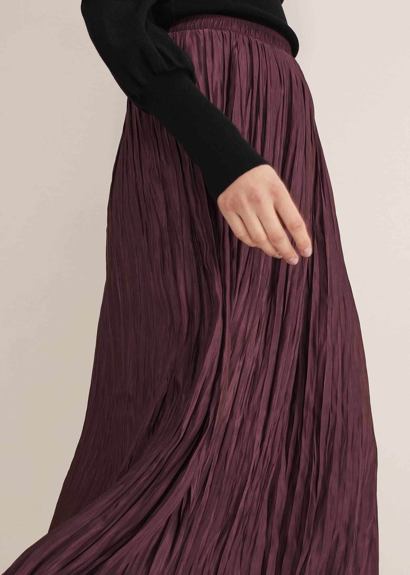 Kate Plisse Midi Skirt