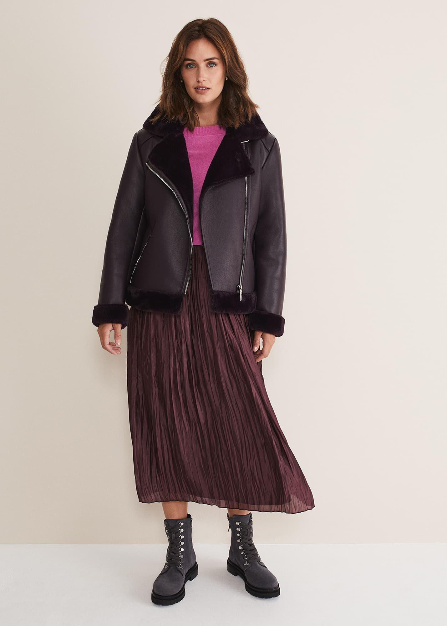 Kate Plisse Midi Skirt